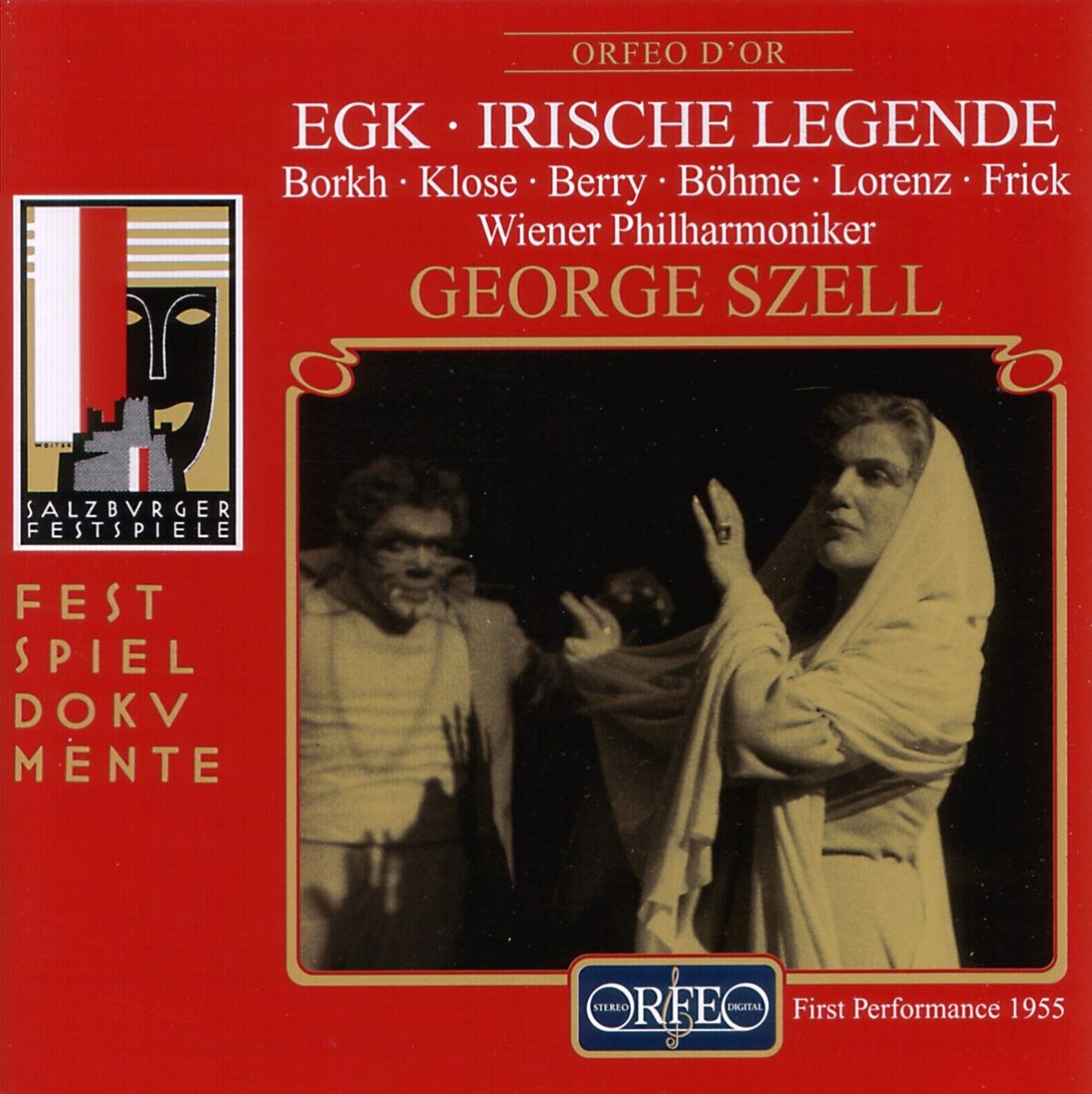 Afbeelding van Wiener Philharmoniker, George Szell - Egk: Irische Legende