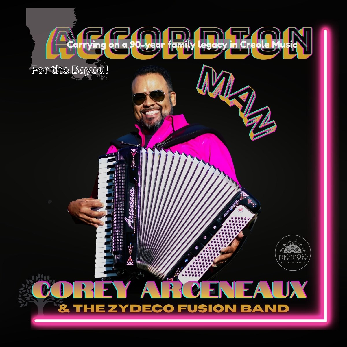 Afbeelding van Arceneaux & The Zydeco Fusion Band - Accordion Man
