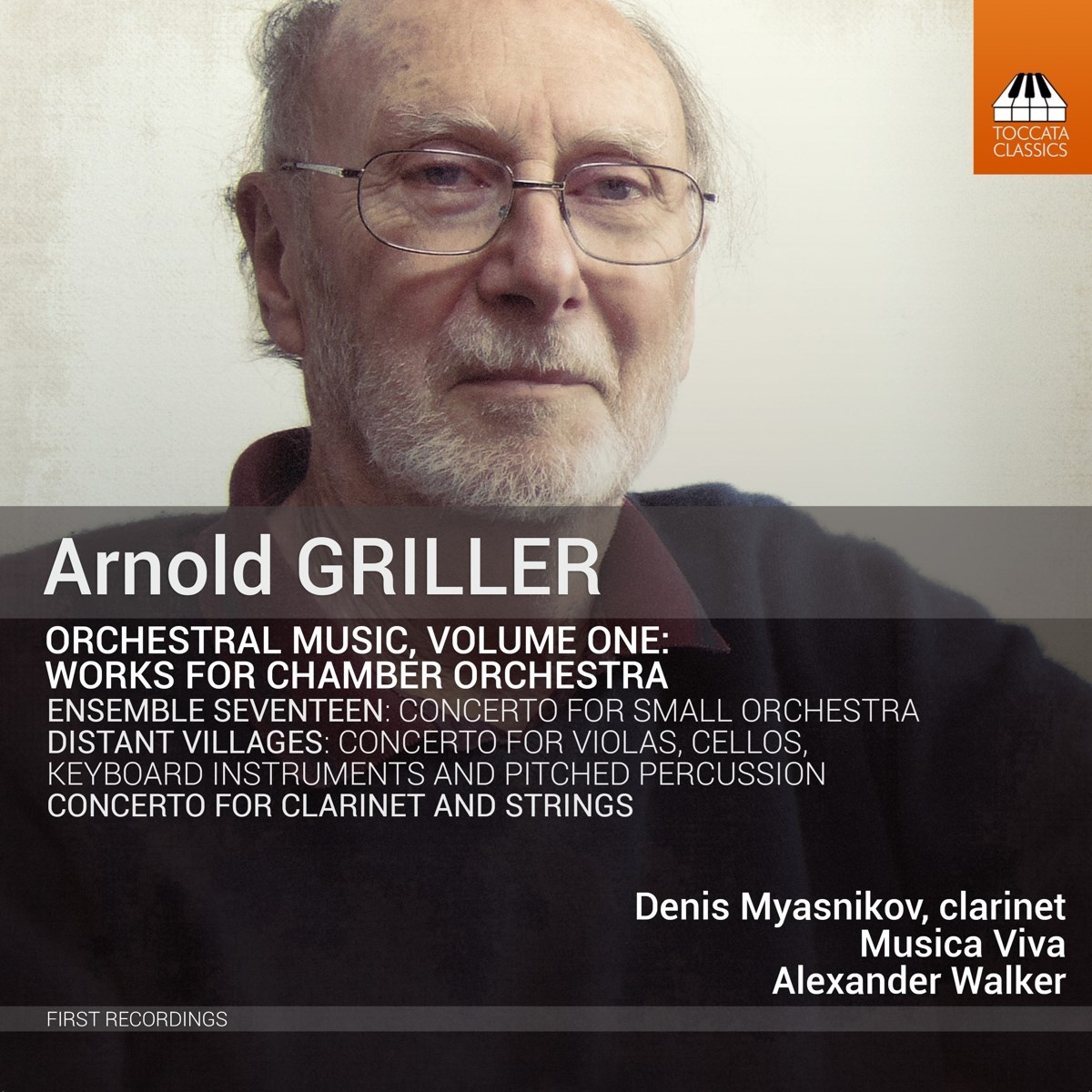 Afbeelding van Denis Myasnikov, Musica Viva, Alexander Walker - Griller: Orchestral Music, Volume One