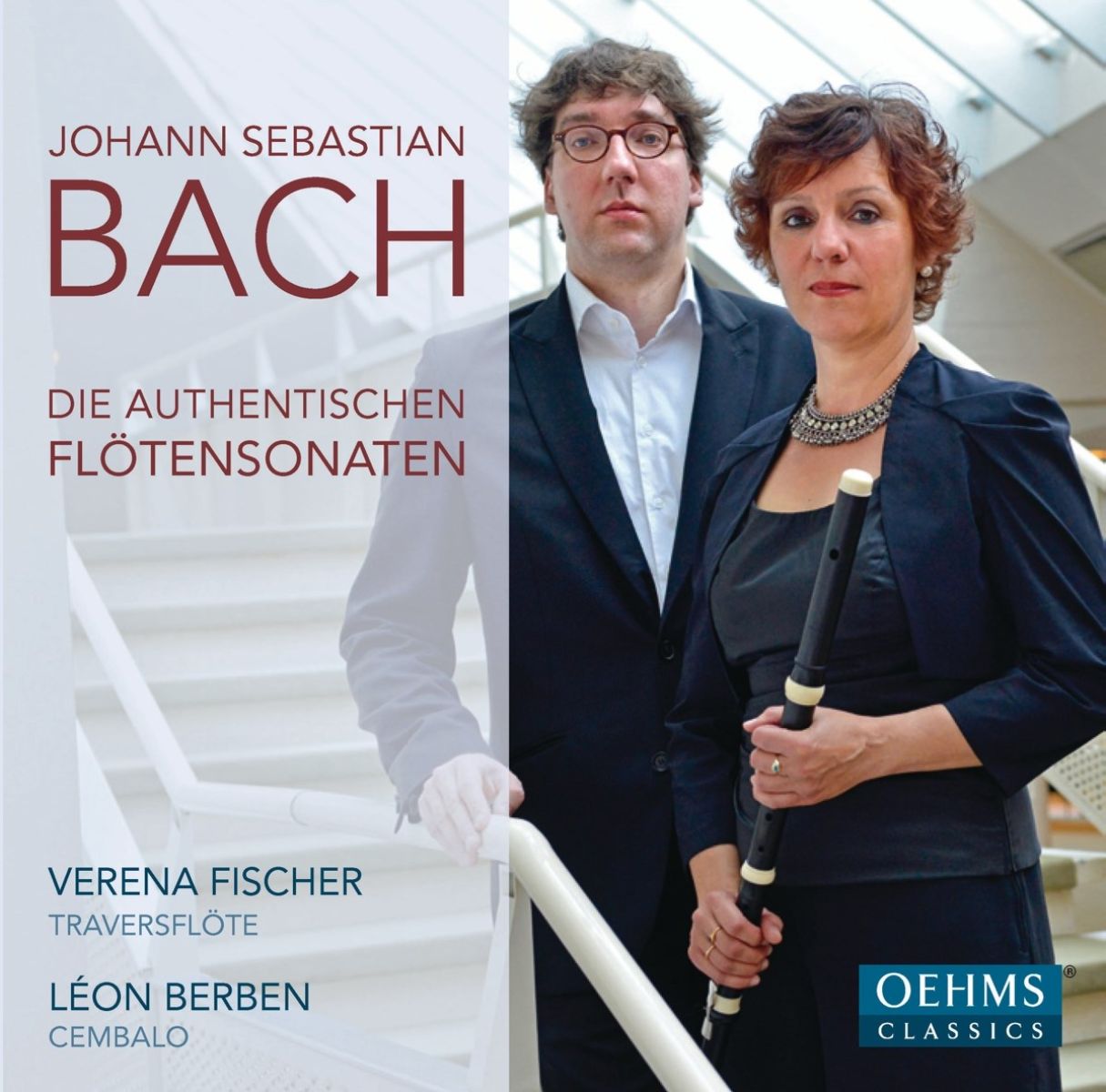 Afbeelding van Verena Fischer & Léon Berben - J.S. Bach: Die Authentischen Flötensonaten