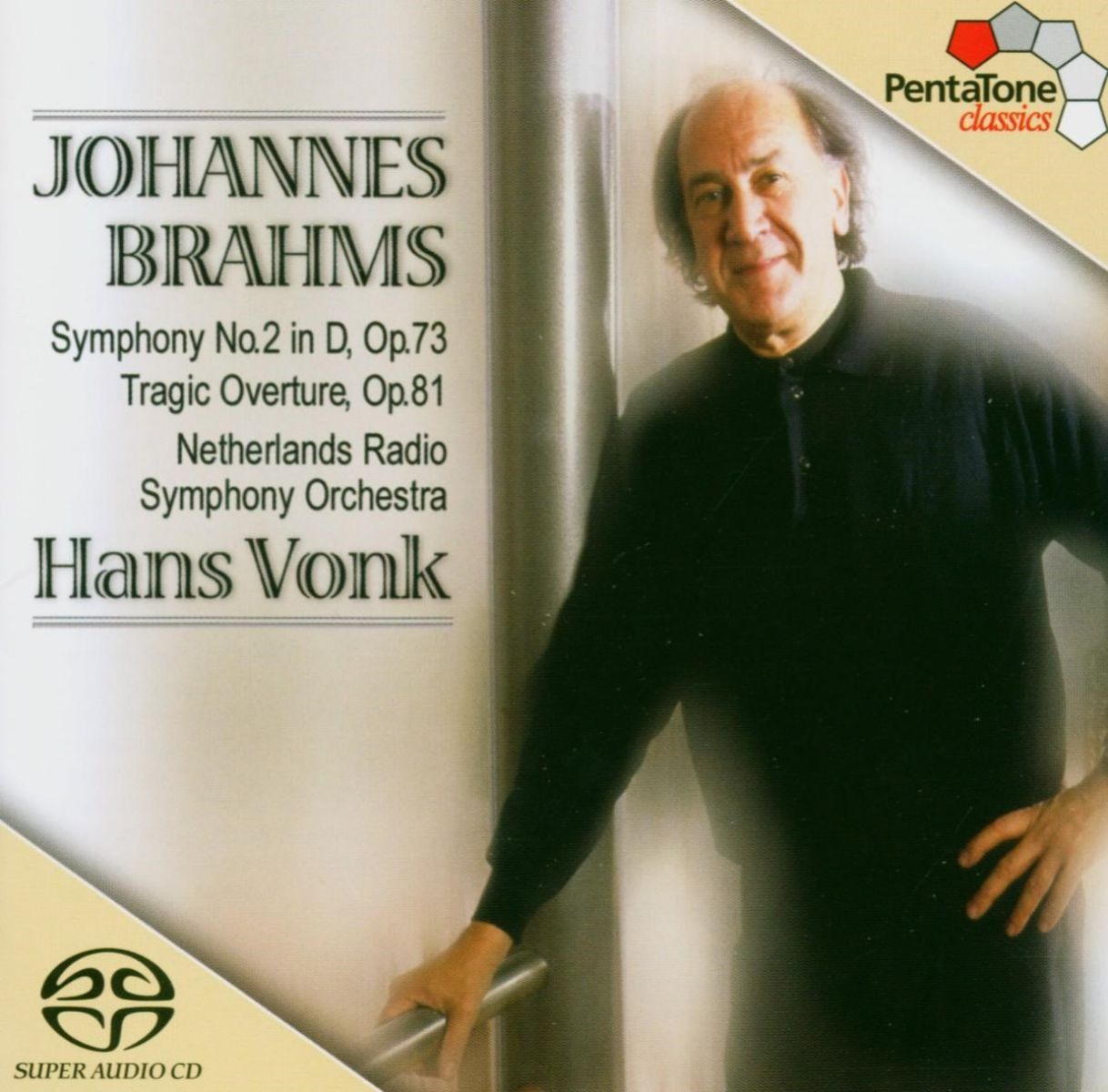Afbeelding van Netherlands Radio Symphony Orchestra, Hans Vonk - Brahms: Symphony No.2 & Tragic Overture