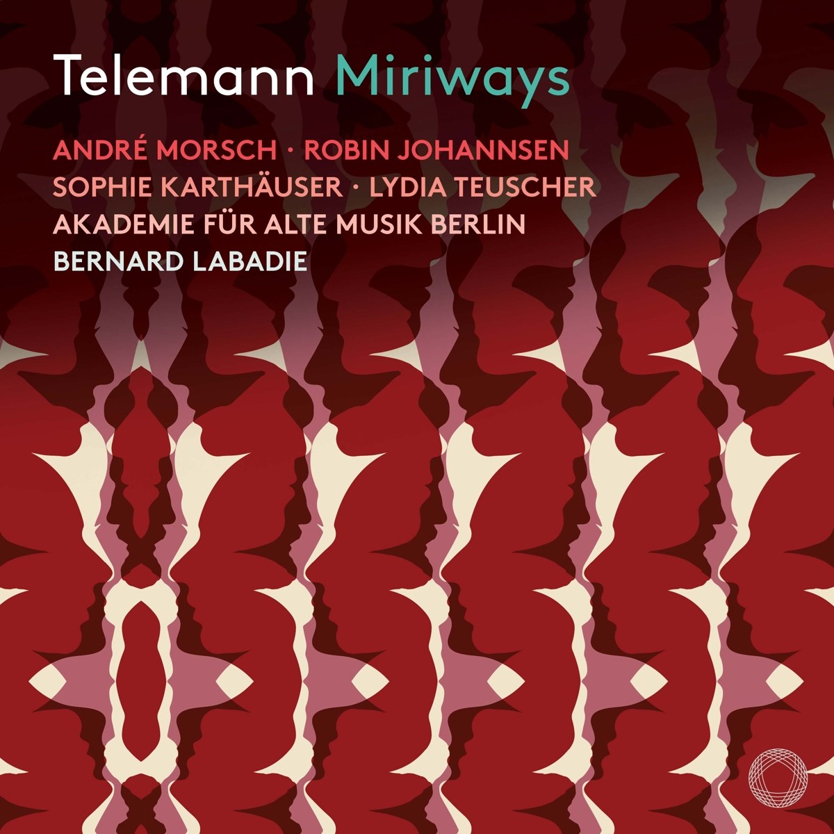 Afbeelding van André Morsch, Robin Johannsen, Sophie Karthäuser, Lydia Teuscher, Akademie Für Alte Musik Berlin, Bernard Labadie - Telemann: Miriways