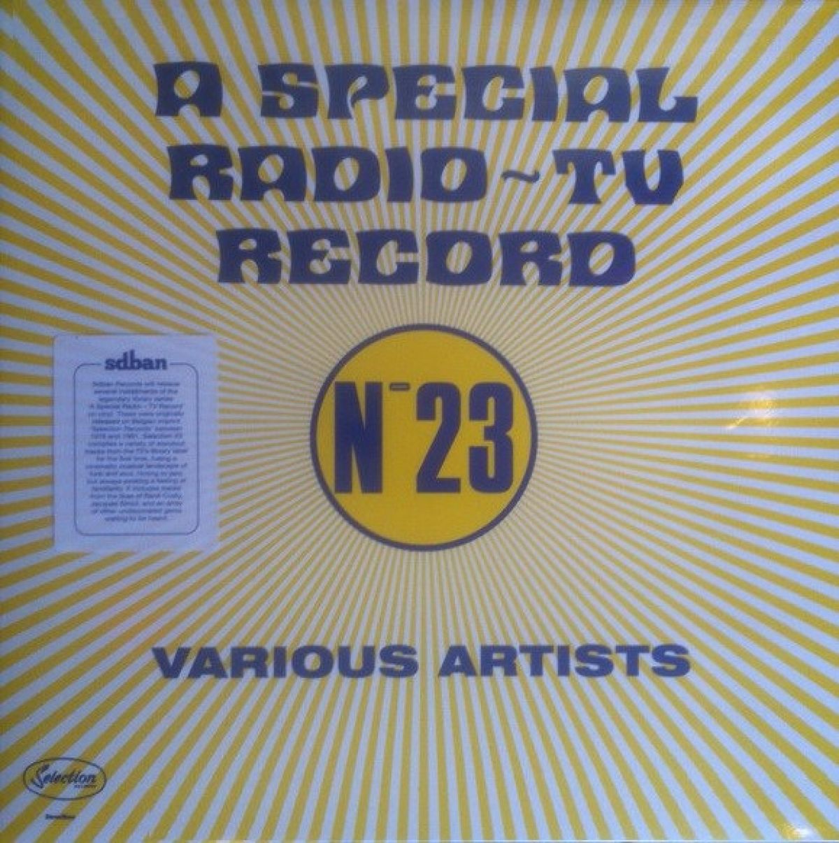 Various Artists - A Special Radio ~ TV Record - Nr. °23