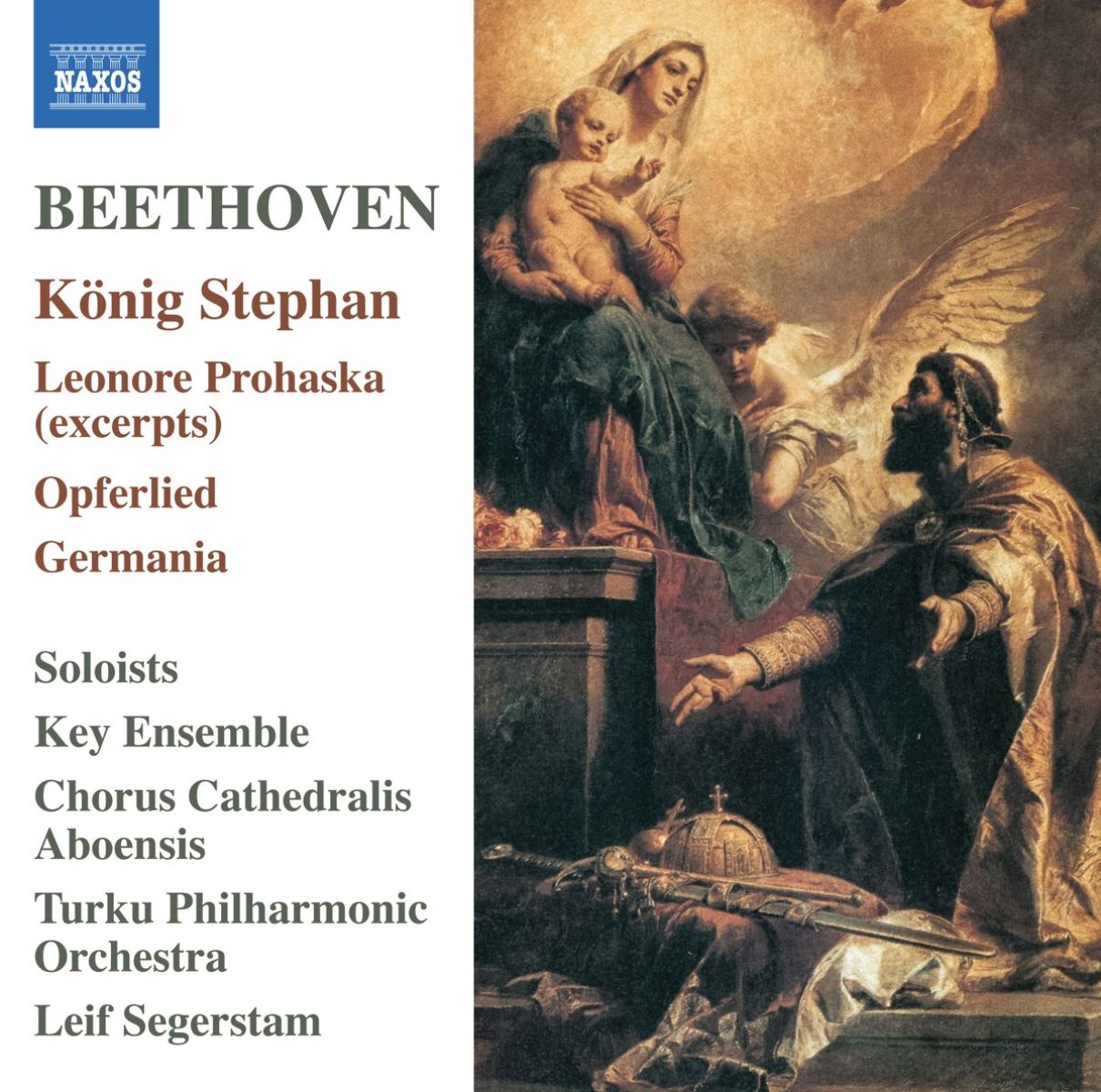 Key Ensemble, Chorus Cathedralis Aboensis, Turku Philharmonic Orchestra, Leif Segerstam - Beethoven: Konig Stephan | Leonore Prohaska (Excerpts)