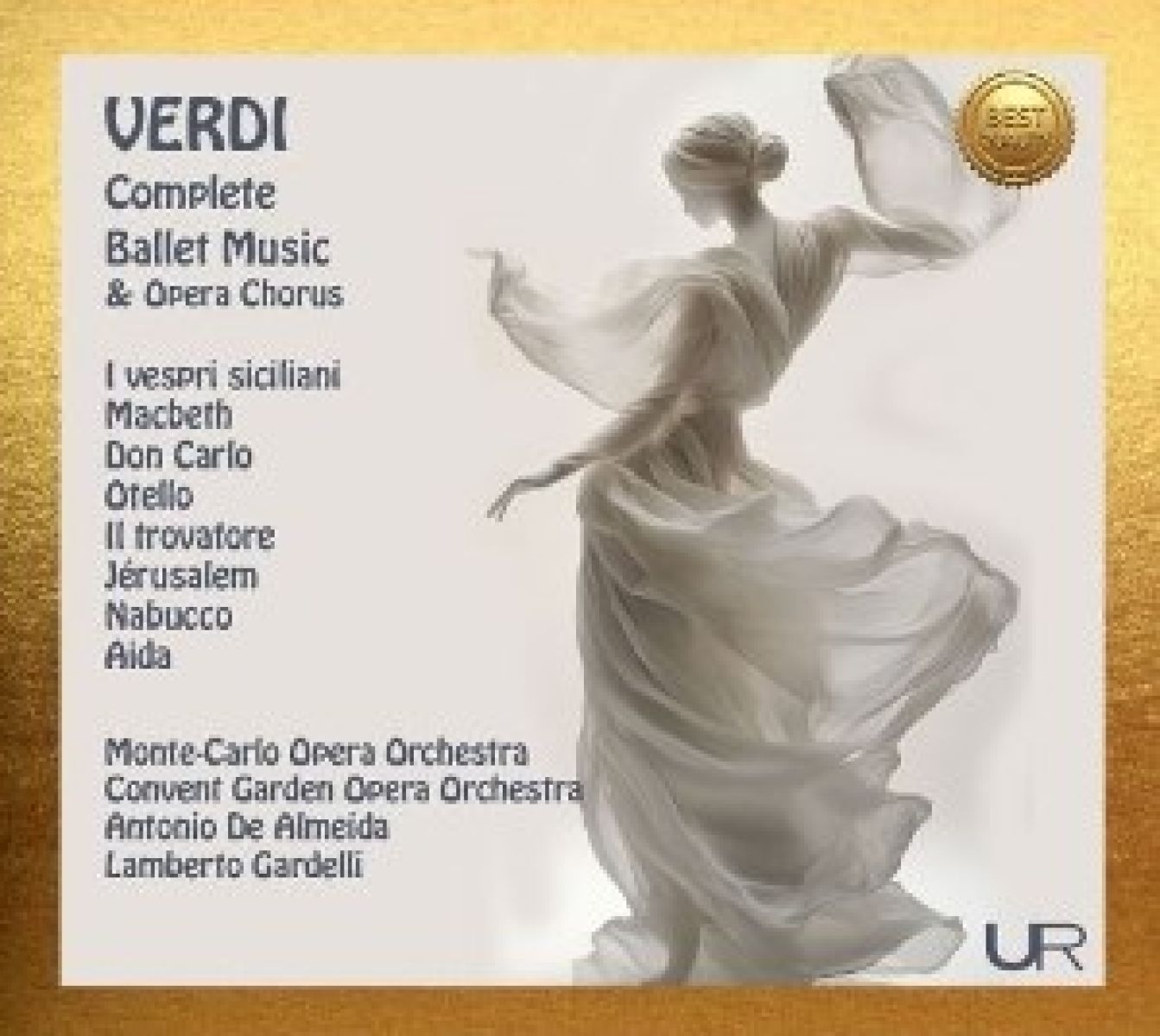Afbeelding van Monte-Carlo Opera Orchestra, Covent Garden Opera Orchestra - Giuseppe Verdi: Complete Ballet Music & Opera Chorus