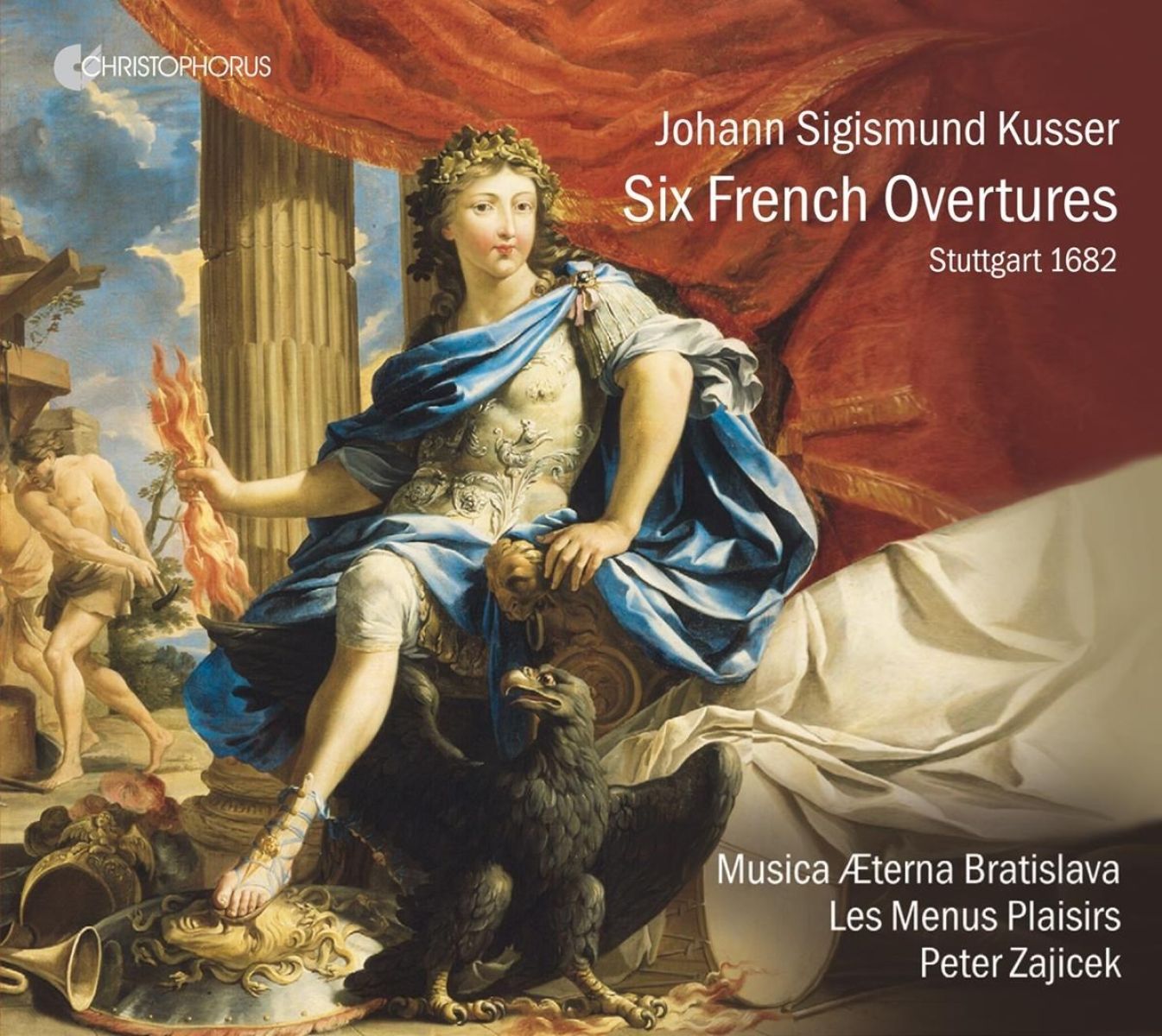 Afbeelding van Musica Æterna Bratislava, Ensemble Instrumental Les Menus Plaisirs, Peter Zajicek - Kusser: Six French Overtures