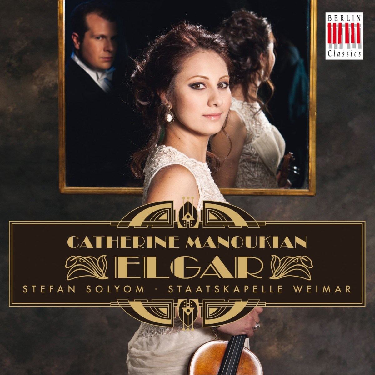 Afbeelding van Catherine Manoukian, Stefan Solyom, Staatskapelle Weimar - Elgar: Violin Concerto