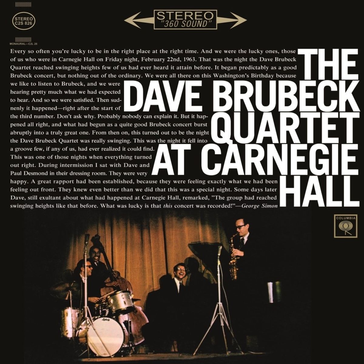 Afbeelding van Dave Brubeck Quartet - At Carnegie Hall