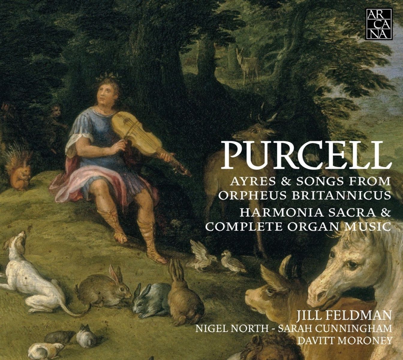 Afbeelding van Jill Feldman, Nigel North, Sarah Cunningham, Davitt Moroney - Purcell: Ayres & Songs From Orpheus Britannicus | Harmonia Sacra & Complete Organ Music