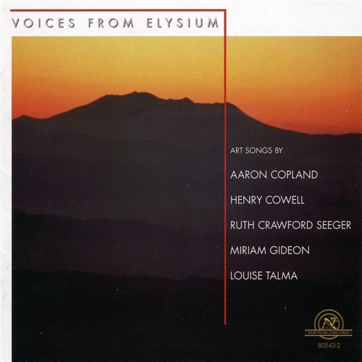 Afbeelding van Various Artists - Voices From Elysium
