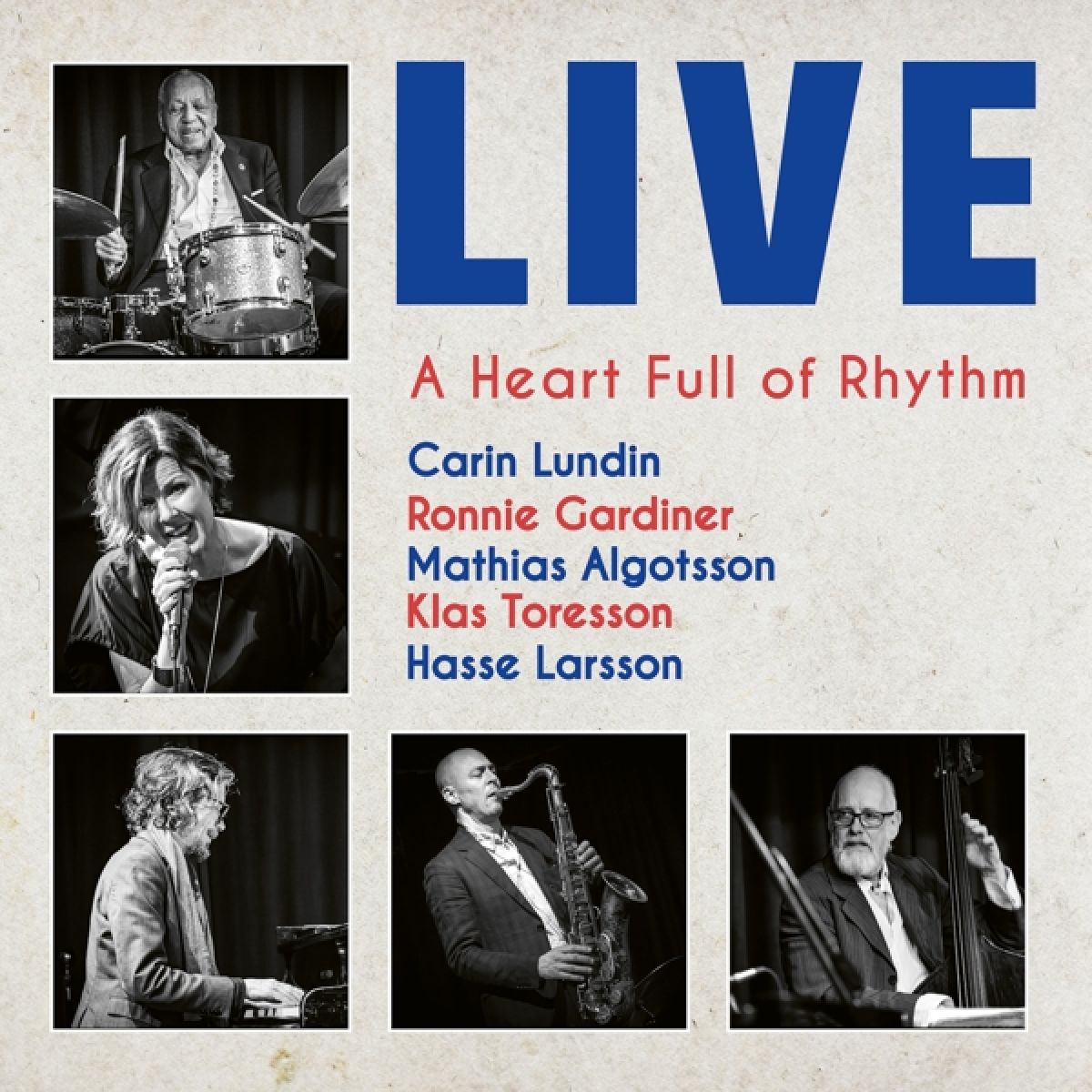 Afbeelding van Carin Lundin - A Heart Full Of Rythm - Live