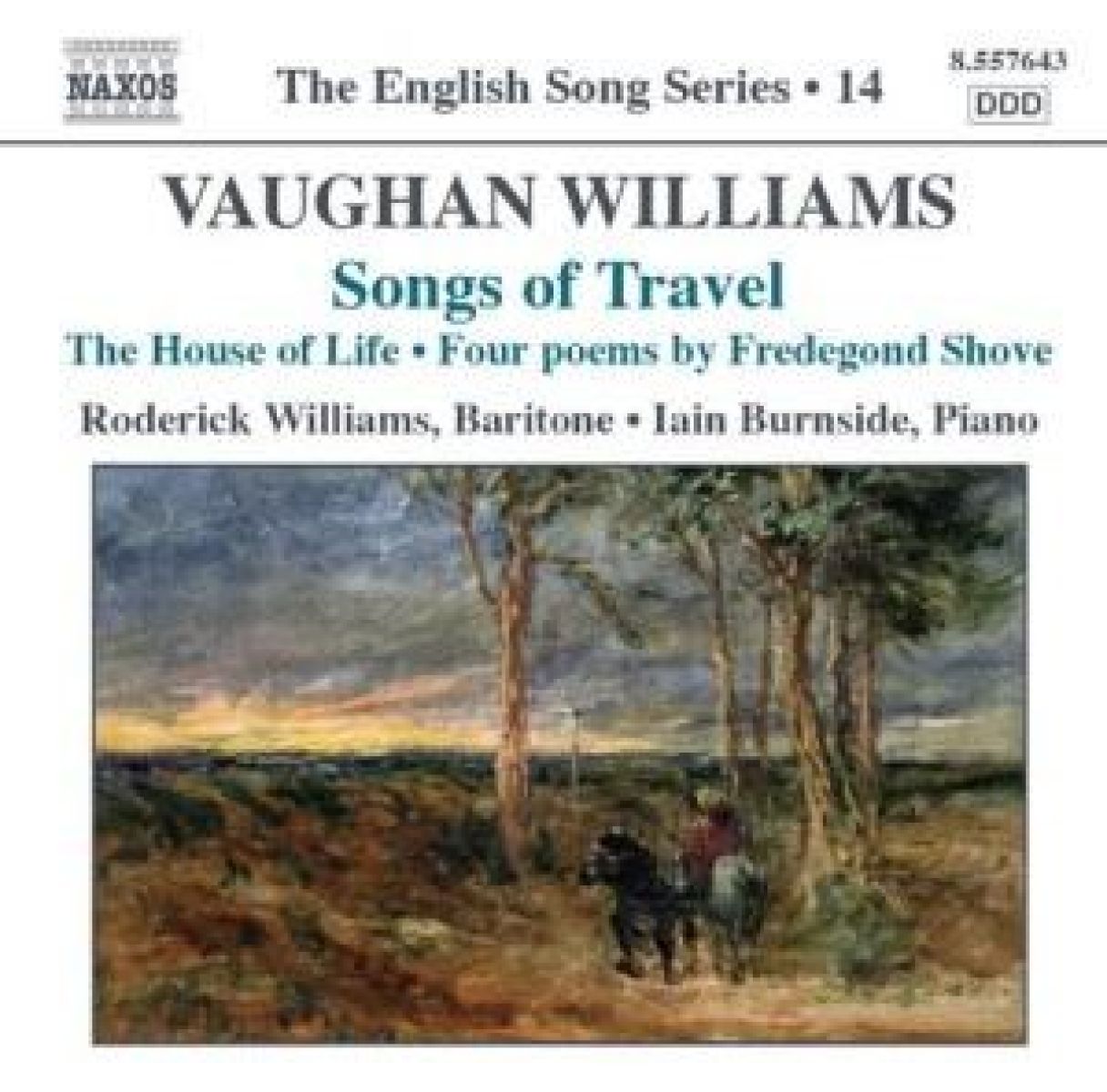Afbeelding van Roderick Williams & Iain Burnside - Vaughan Williams: Songs Of Travel