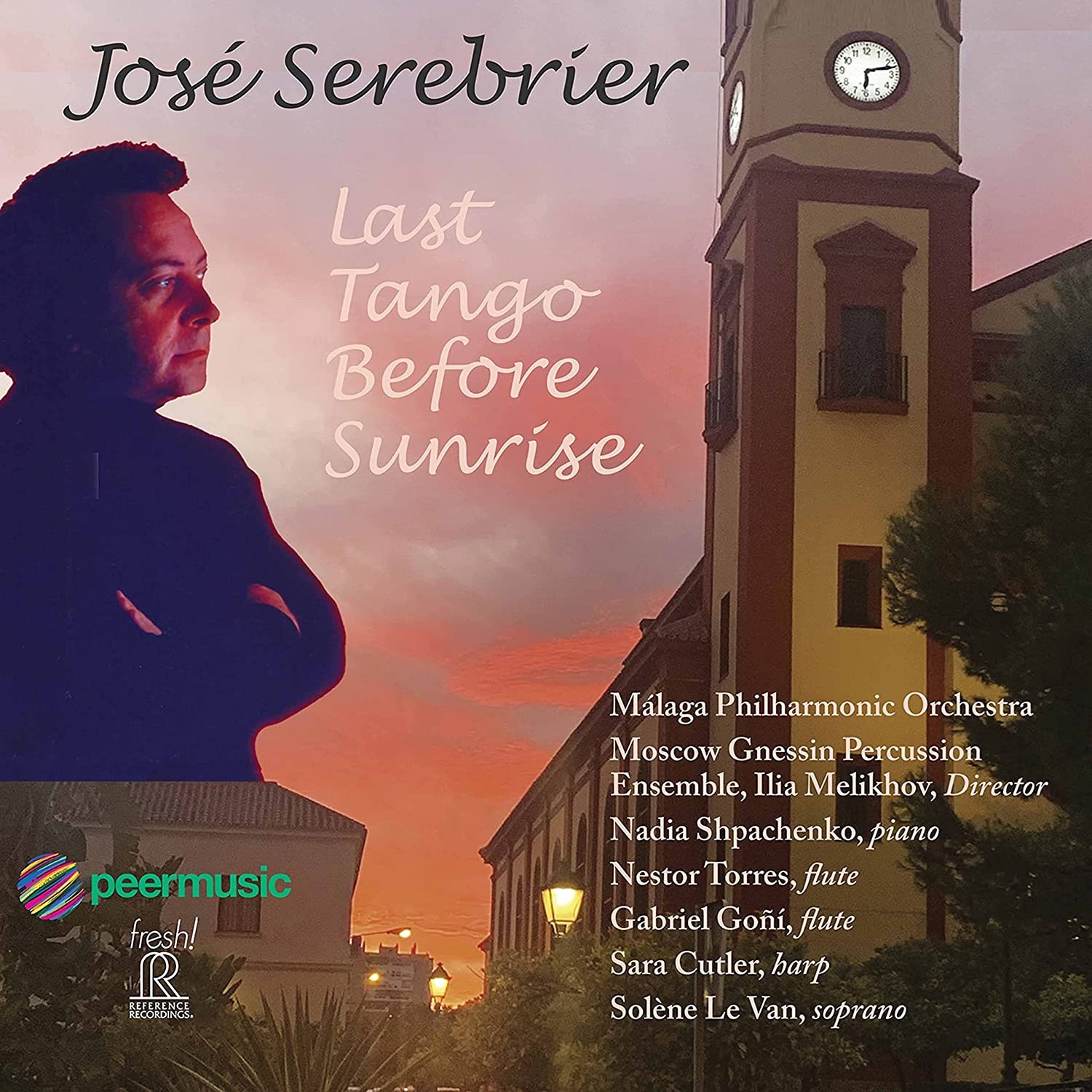Afbeelding van Malaga Philharmonic Orchestra, Ilia Melikhov - José Serebrier: Last Tango Before Sunrise