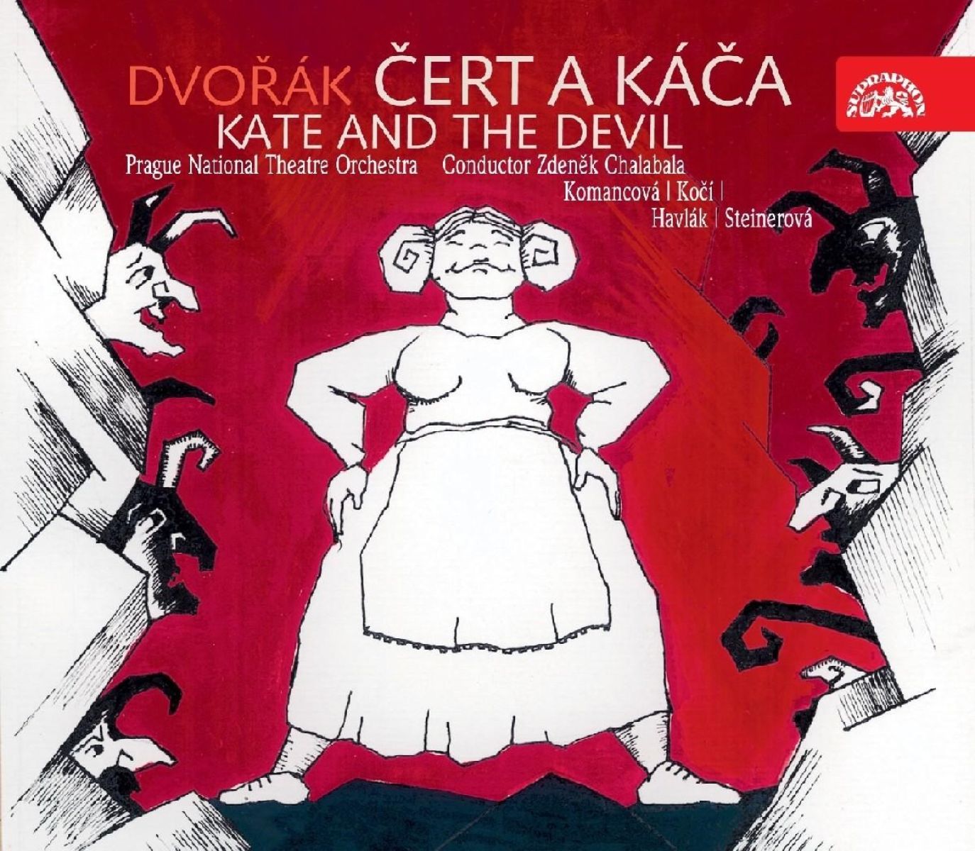 Afbeelding van Lubomir Havlák, Ludmila Komancová, Premysl Koci, Prague National Theatre Chorus, Prague National Theatre Orchestra - Dvořák: Kate And The Devil