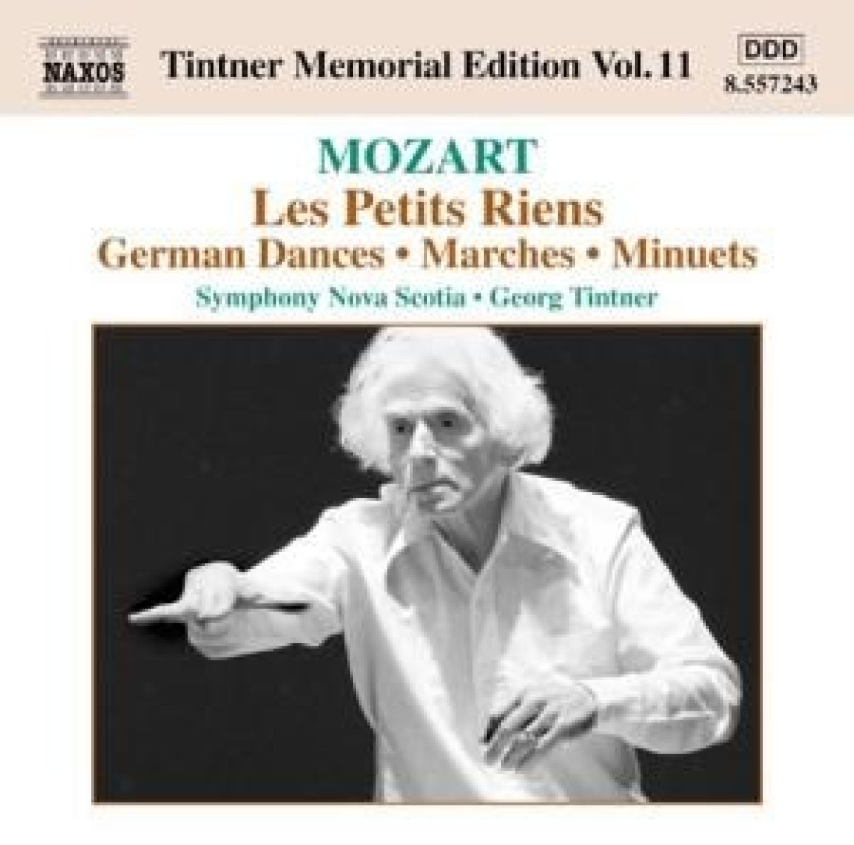 Afbeelding van Symphony Nova Scotia, Georg Tintner - Mozart: Les Petits Riens (German Dances | Marches | Minuets)