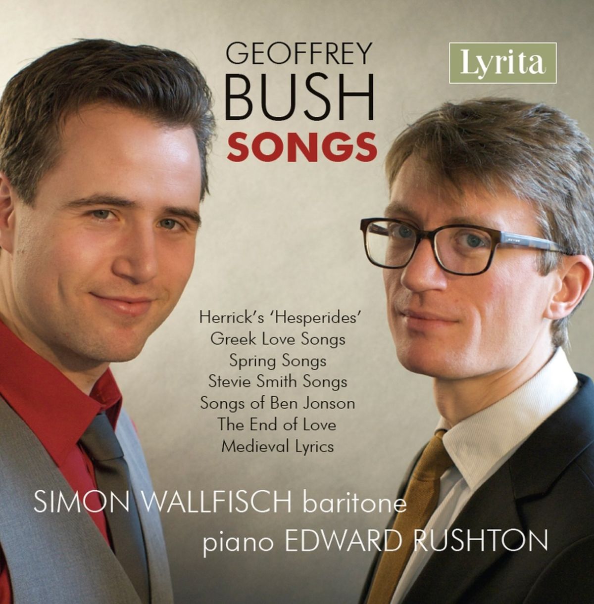 Afbeelding van Simon Wallfisch & Edward Rushton - Geoffrey Bush: Songs