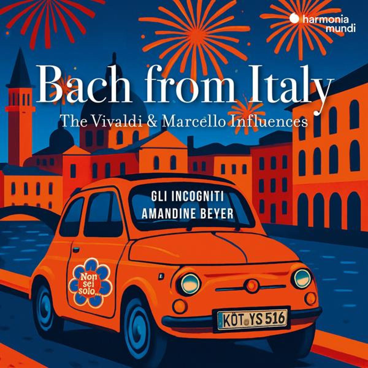Afbeelding van Gli Incogniti & Amandine Beyer - Bach From Italy: The Vivaldi & Marcello Influences