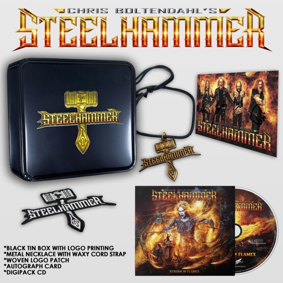 Chris Bohltendahl's Steelhammer - Reborn In Flames