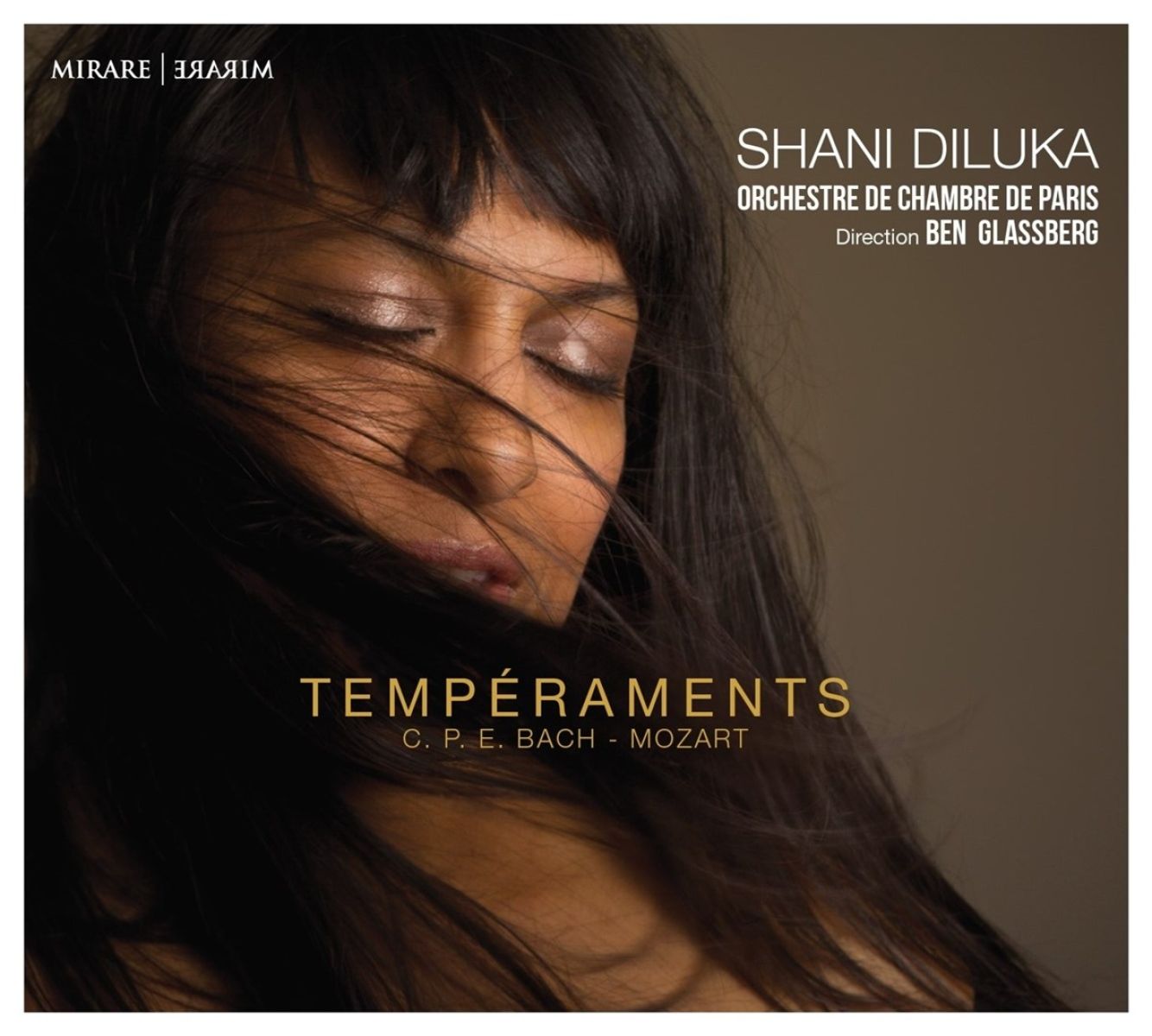 Afbeelding van Shani Diluka, Orchestre De Chambre De Paris, Ben Blassberg - C.P.E. Bach/Mozart: Tempéraments