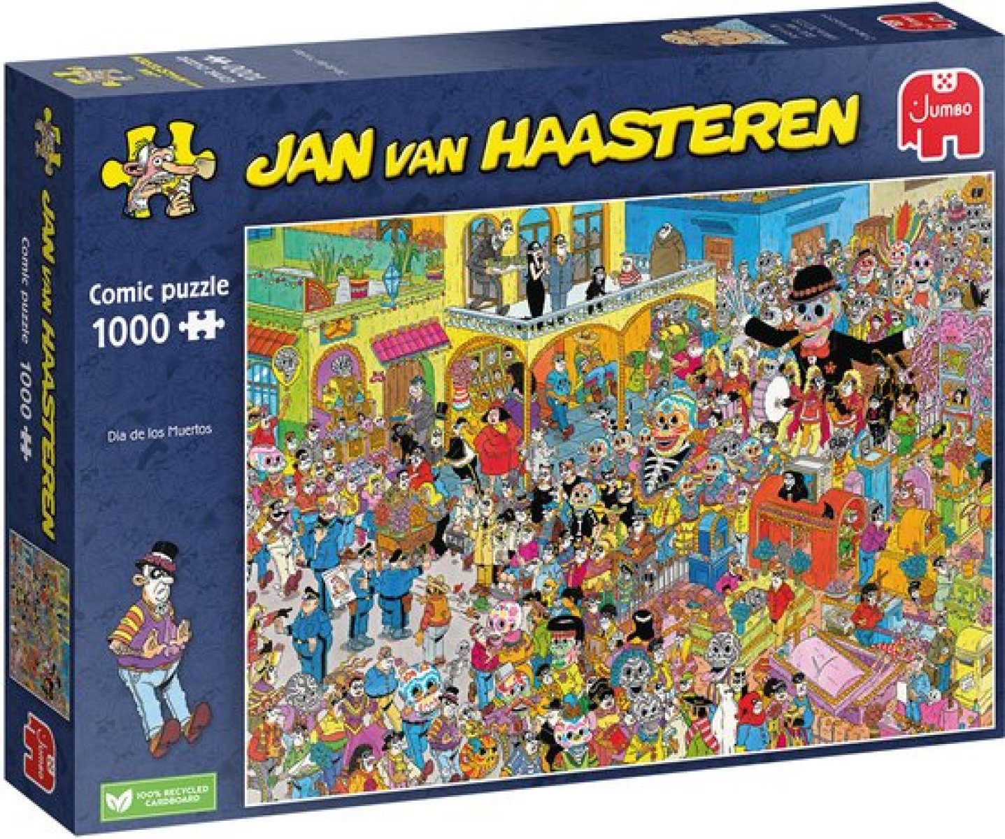 Afbeelding van Jan van Haasteren - Dia De Los Muertos (1000 Stukjes)