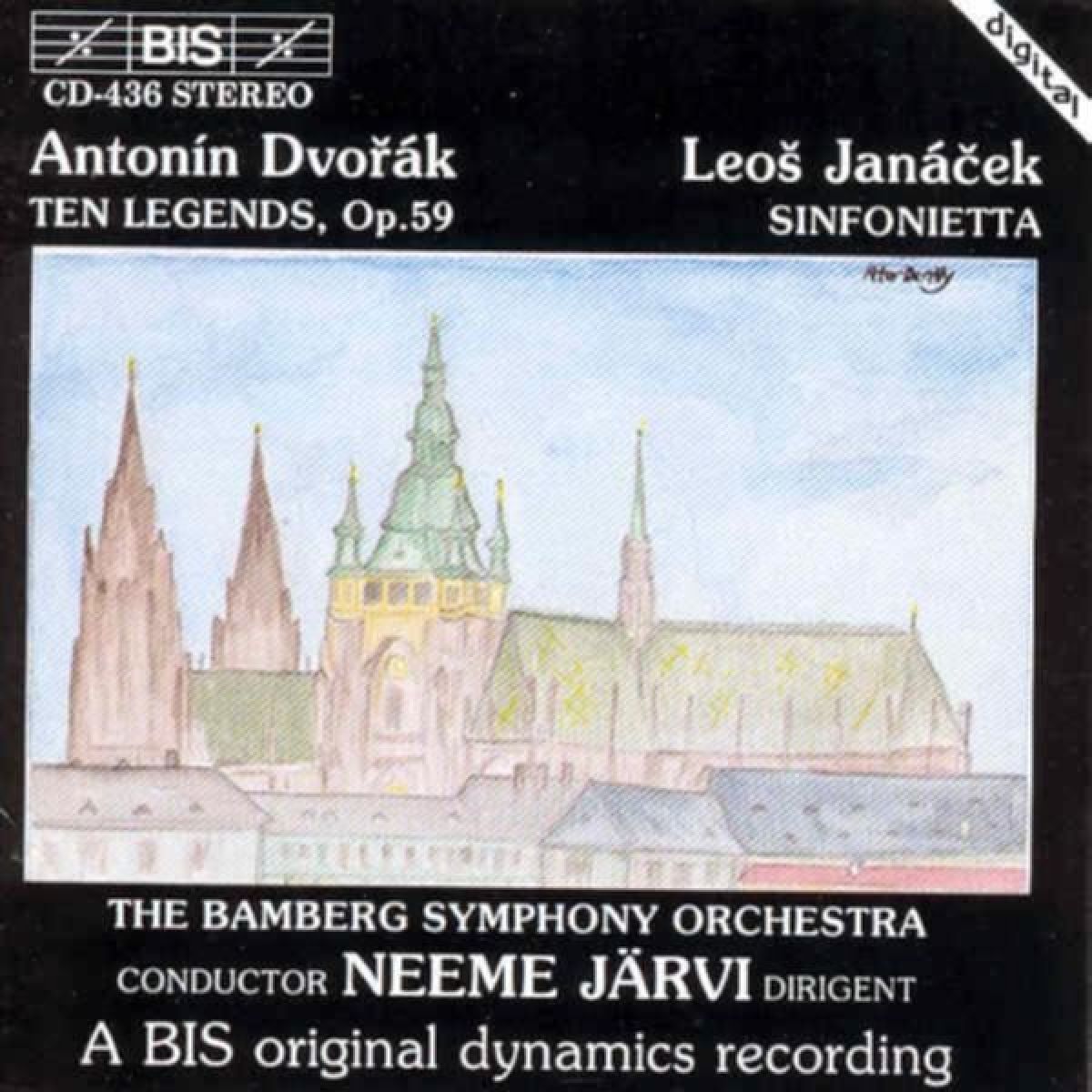 Afbeelding van Bamberg Symphony Orchestra, Neeme Järvi - Ten Legends, Op. 59 & Sinfonietta