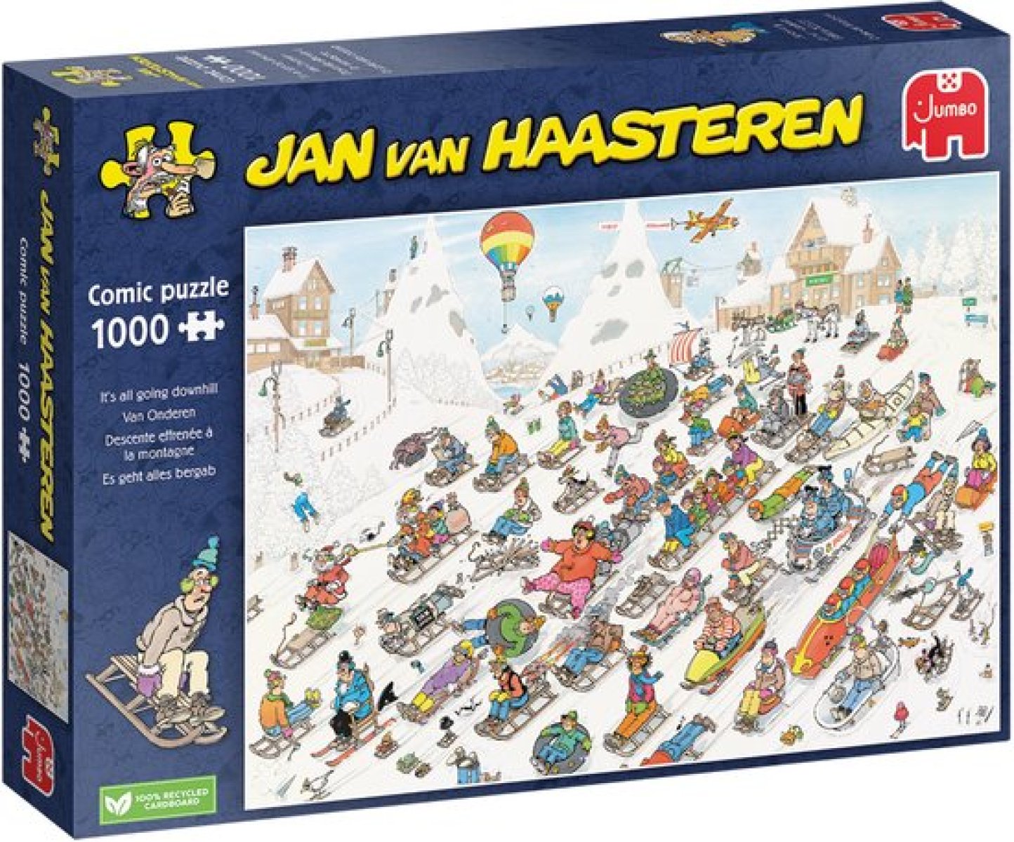 Afbeelding van Jan van Haasteren - Van Onderen (1000 Stukjes)