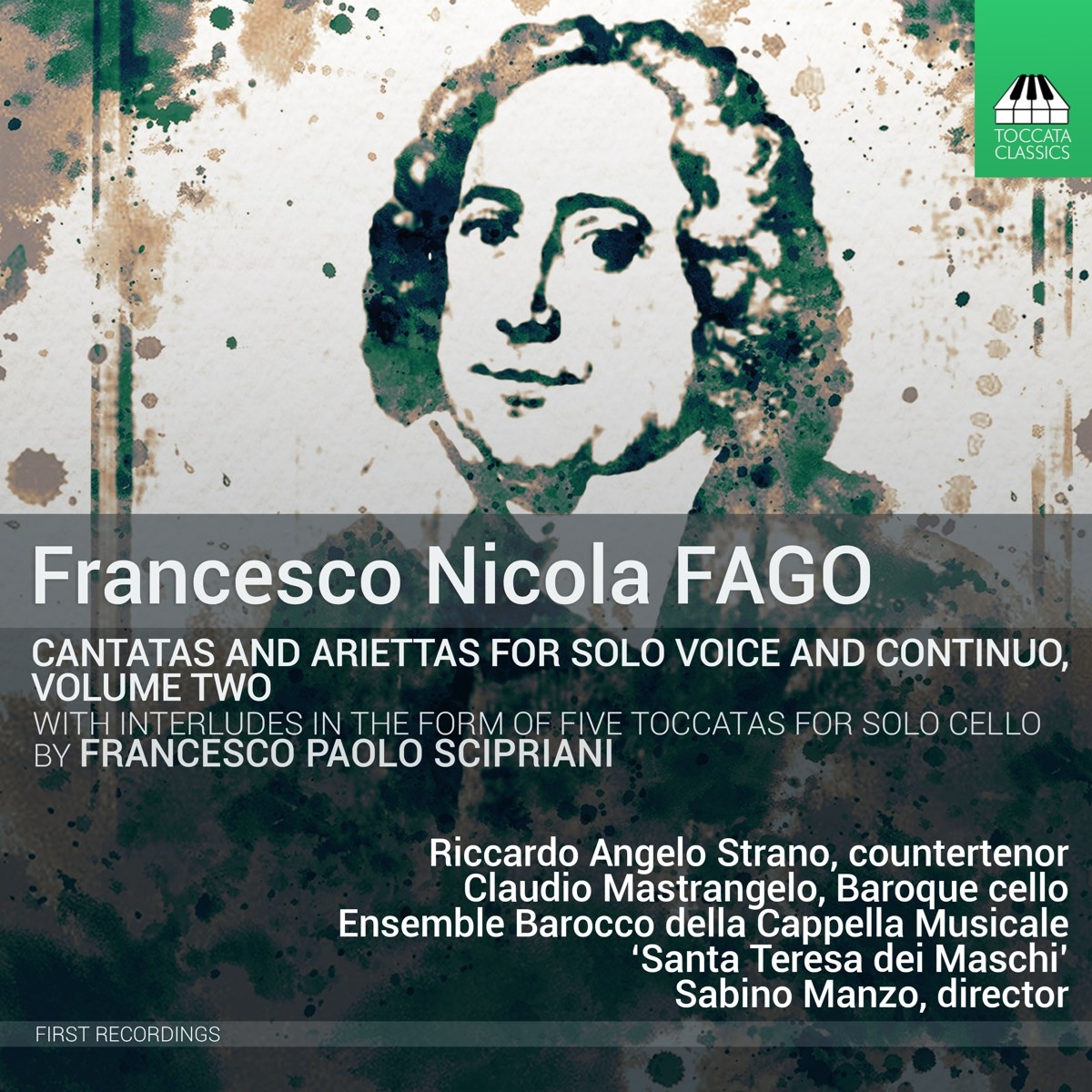 Ensemble Barocco Della Cappella Musicale 'Santa Teresa Dei Maschi', Sabino Manzo - Cantatas For Solo Voice And Continuo, Volume Two