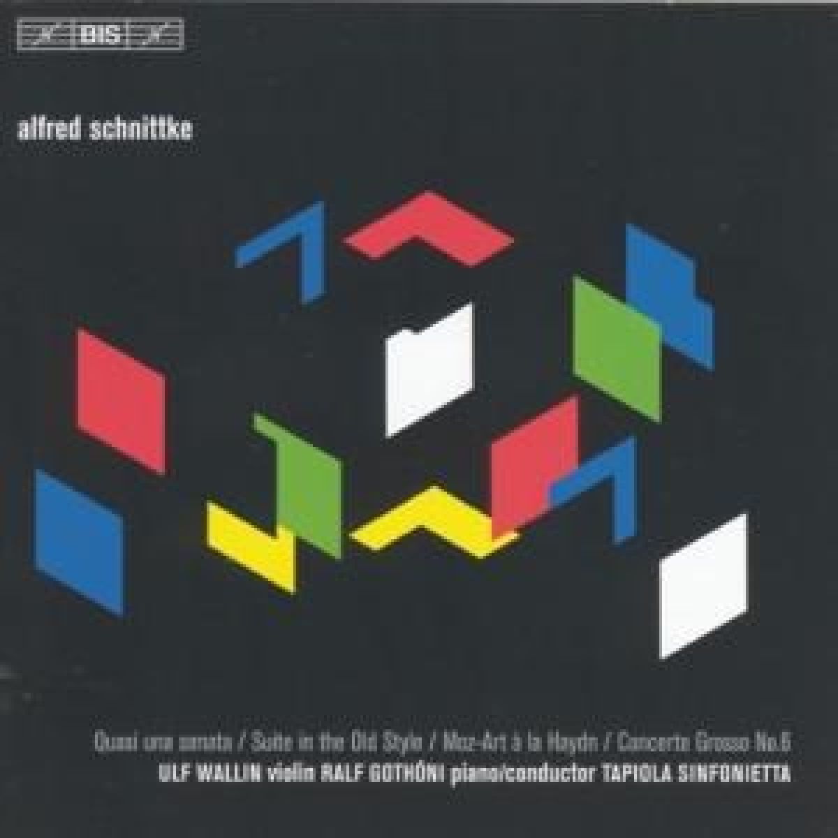 Afbeelding van Ulf Wallin, Ralf Gothóni, Tapiola Sinfonietta - Schnittke: Quasi Una Sonata | Suite In The Old Style | Moz-Art a La Haydn