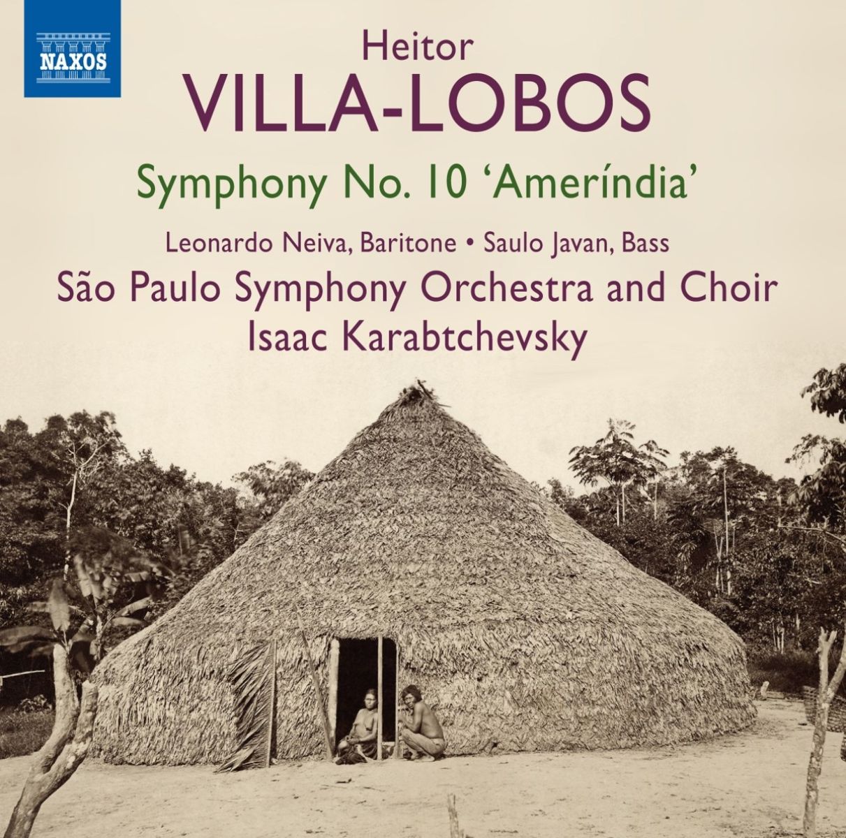Afbeelding van São Paulo Symphony Orchestra And Choir, Isaac Karabtchevsky - Villa-Lobos: Symphony No.10 'Amerindia'