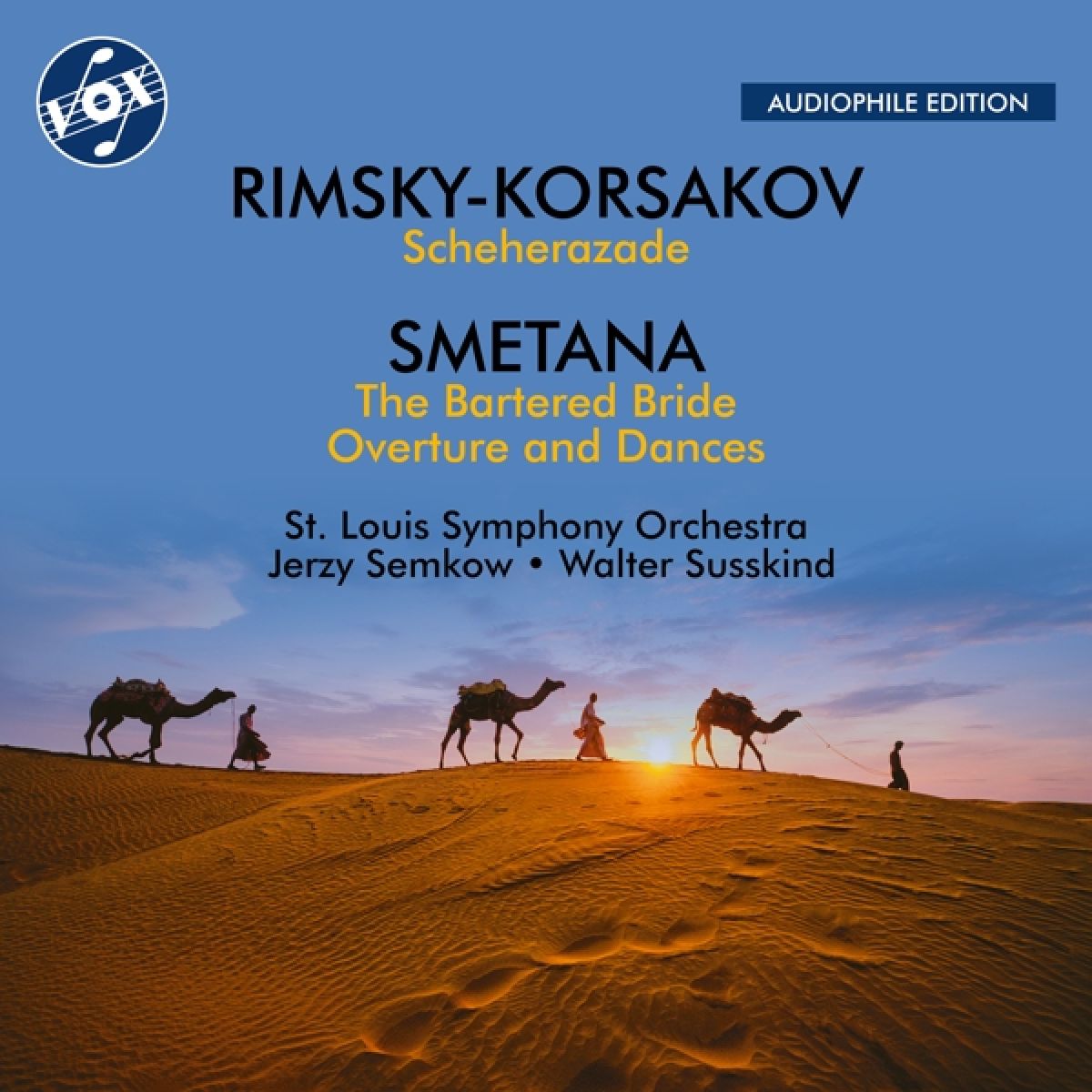 Afbeelding van Jerzy Semkow, Max Rabinovitsj, St. Louis Symphony Orchestra - Scheherazade | The Bartered Bride