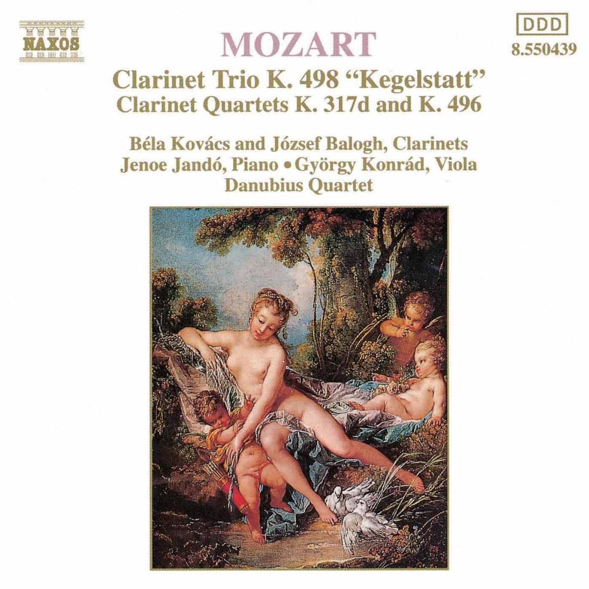 Afbeelding van Danubius String Quartet - Mozart: Clarinet Trio | Clarinet Quartets