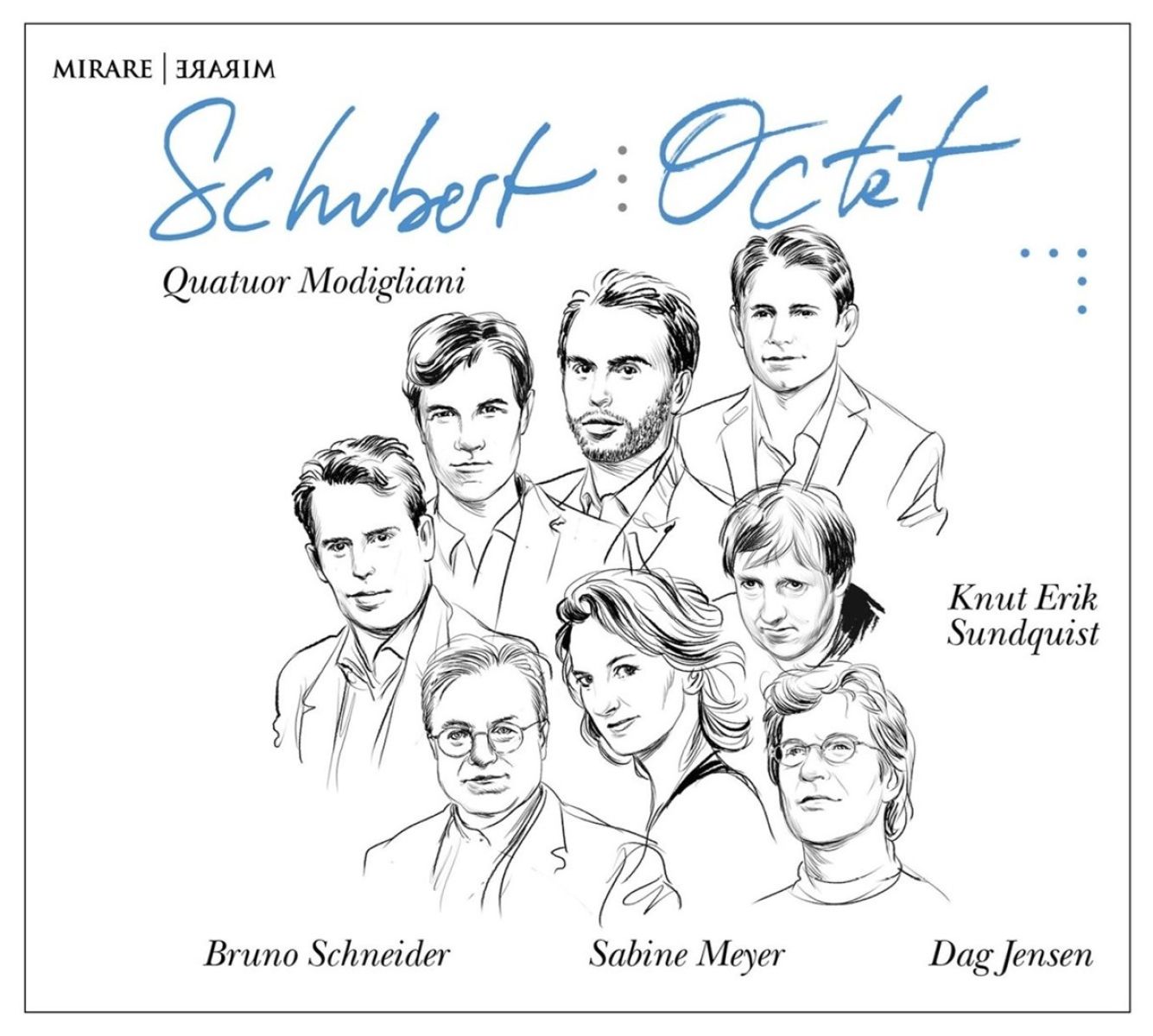 Afbeelding van Quatuor Modigliani, Knut Erik Sundquist, Bruno Schneider, Sabine Meyer, Dag Jensen - Schubert: Octet