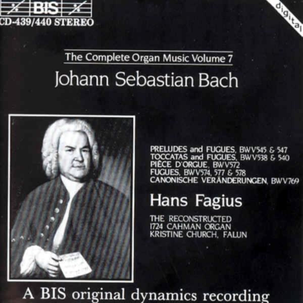 Afbeelding van Hans Fagius - J.S. Bach: The Complete Organ Music Vol 7