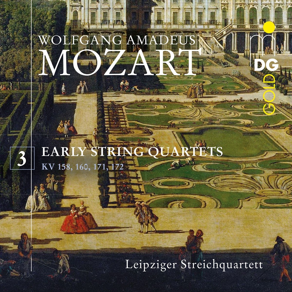 Afbeelding van Leipziger Streichquartett - Mozart: Early String Quartets Vol.3