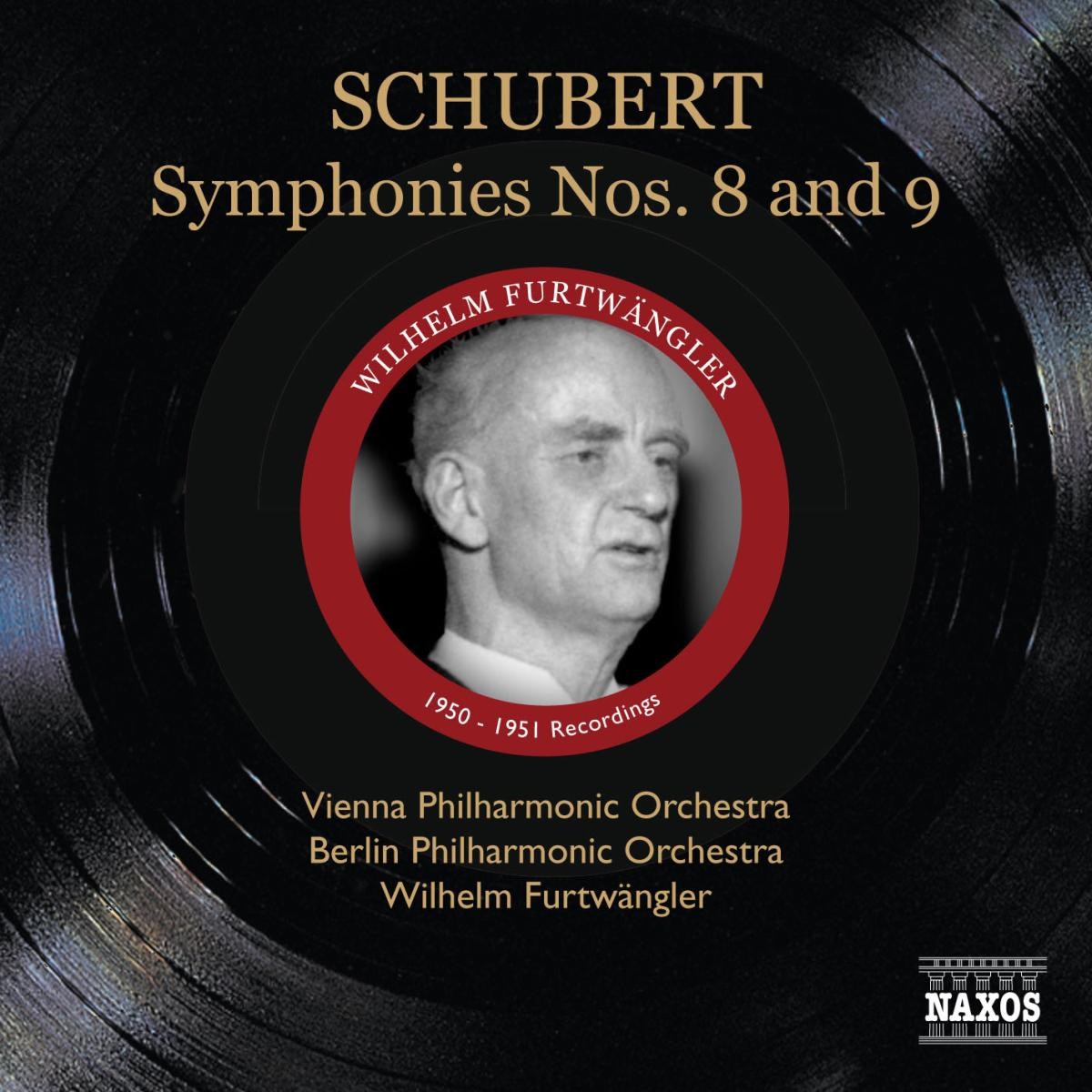 Afbeelding van Vienna Philharmonic Orchestra, Berlin Philharmonic Orchestra, Wilhelm Furtwängler - Schubert: Symphonies Nos. 8 & 9
