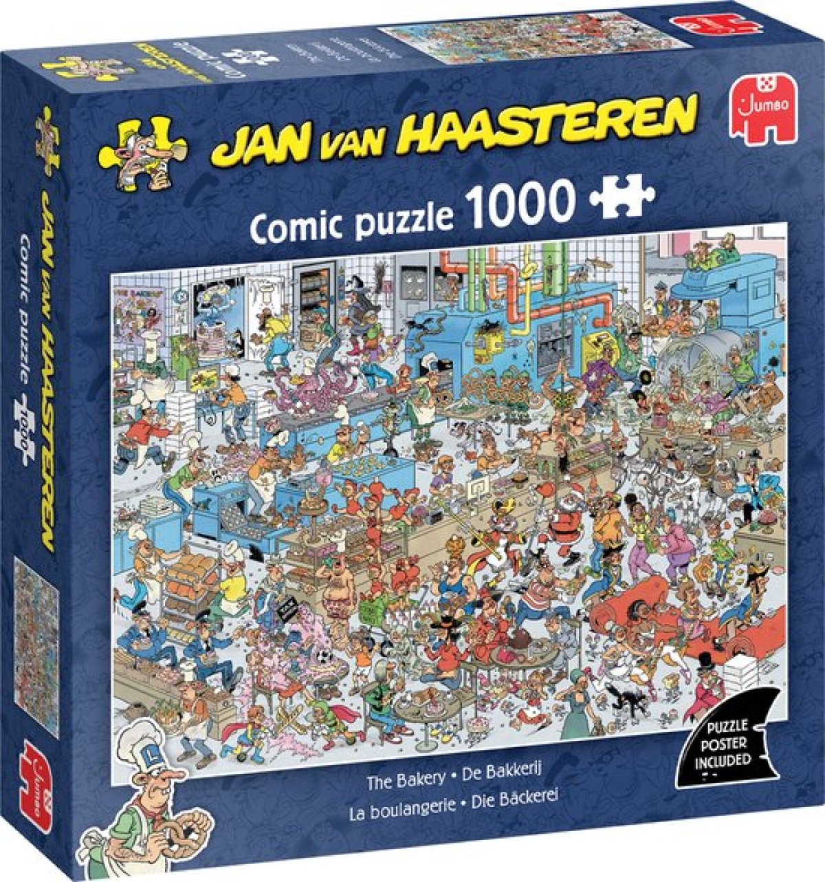 Afbeelding van Jan van Haasteren - De Bakkerij (1000 Stukjes)