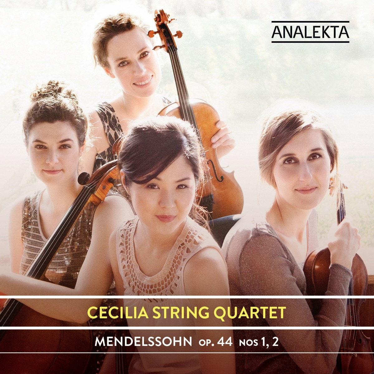 Afbeelding van Cecilia String Quartet - Mendelssohn: String Quartet Op. 44 Nos. 1 & 2