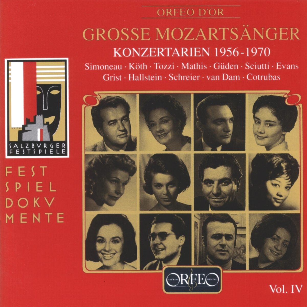 Camerata Academica, Bernhard Paumgartner - Große Mozartsänger Vol. IV (Konzertarien 1956-1970)