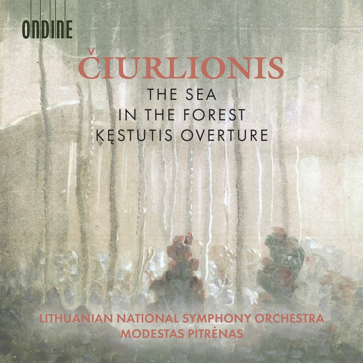 Afbeelding van Lithuanian National Symphony Orchestra, Modestas Pitrenas - The Sea | In The Forest | Kestutis Overture