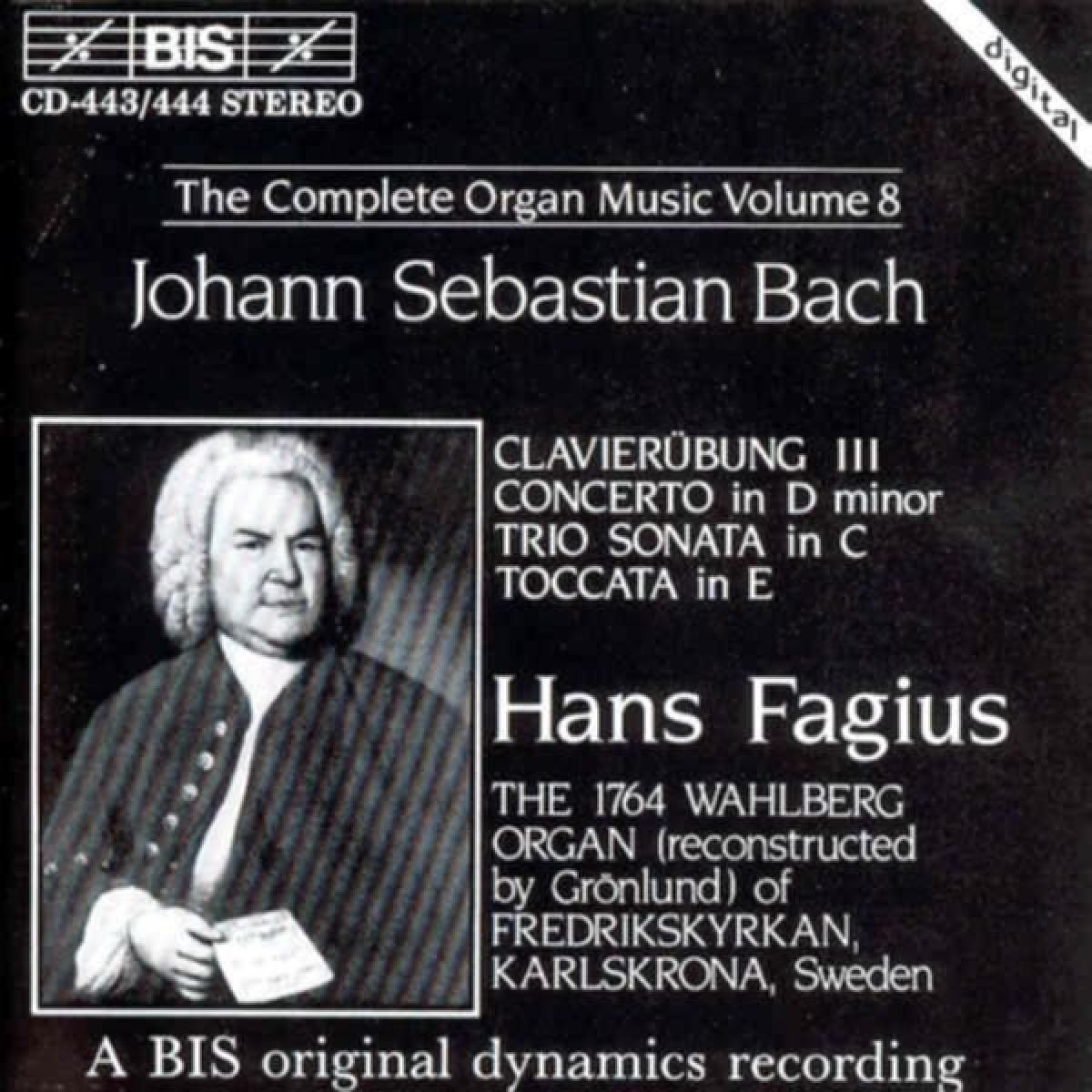 Afbeelding van Hans Fagius - J.S. Bach: The Complete Organ Music Vol 8