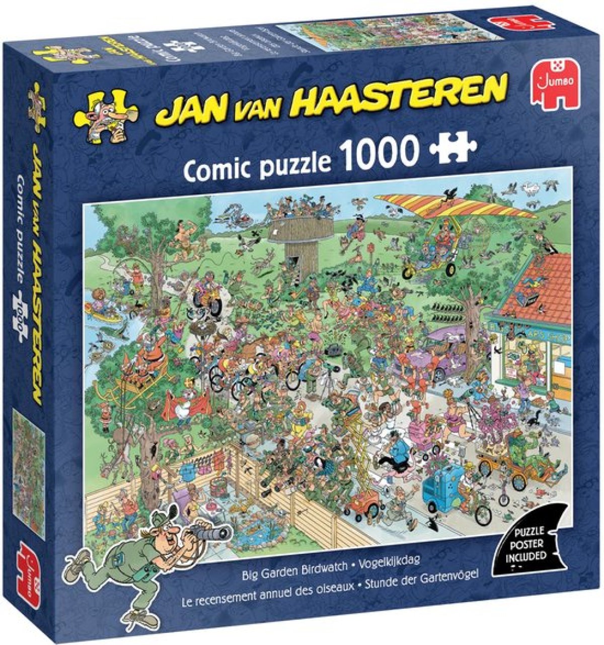 Afbeelding van Jan van Haasteren - Vogelkijkdag (1000 Stukjes)