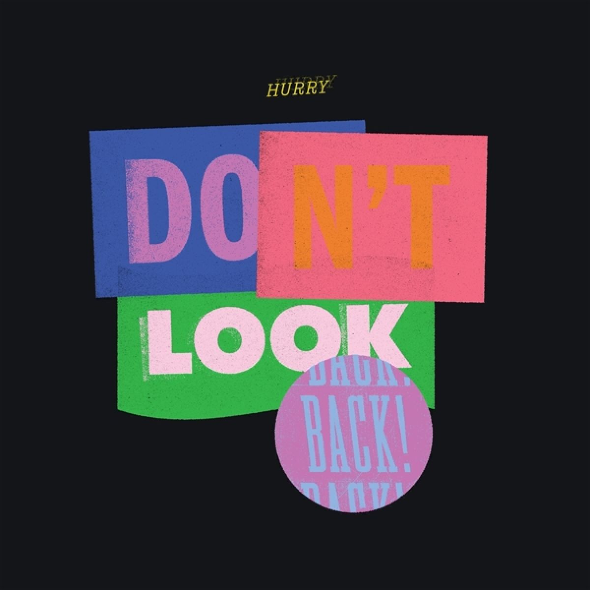 Afbeelding van Don't Look Back (purple/Blue Splatter)
