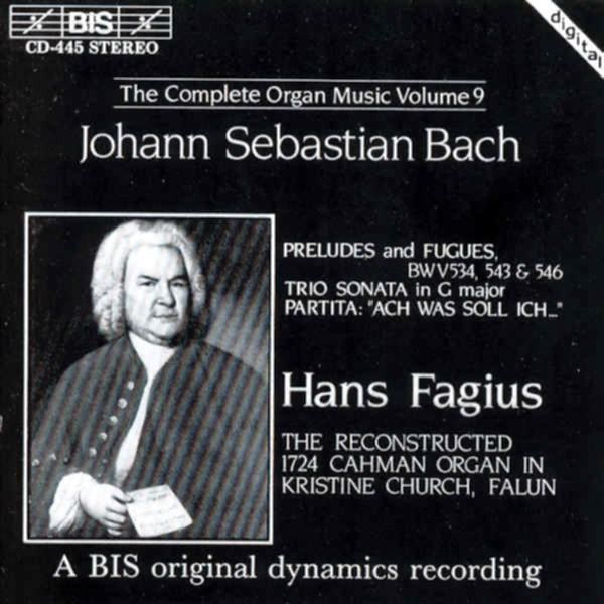 Afbeelding van Hans Fagius - J.S. Bach: The Complete Organ Music Vol 9