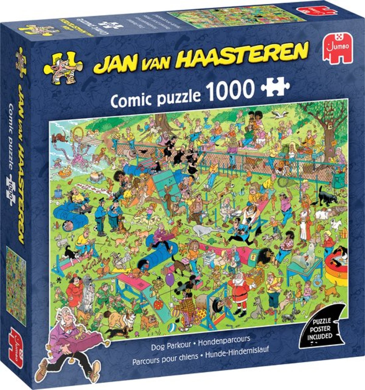 Jan van Haasteren - Hondenparcours (1000 Stukjes)