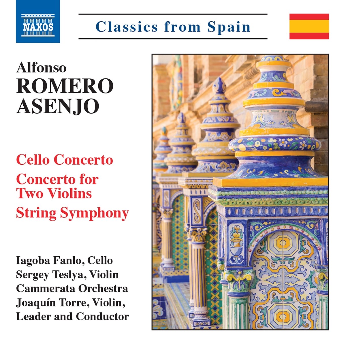 Iagoba Fanlo, Sergey Teslya, Cammerata Orchestra - Asenjo: Cello Concerto | Concerto For Two Violins | String Symphony