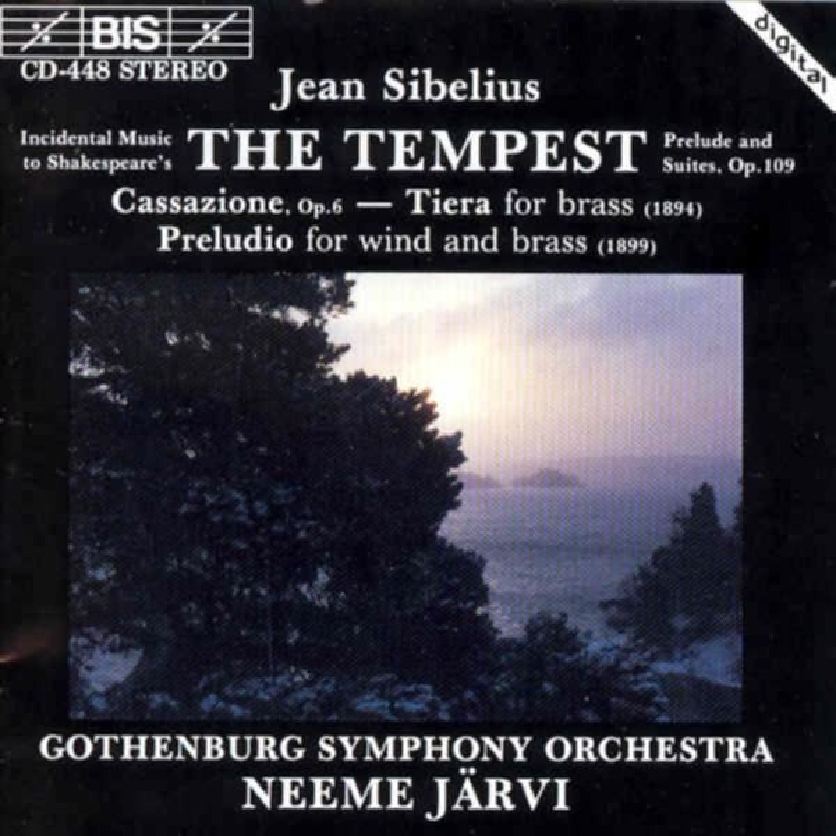 Afbeelding van Gothenburg Symphony Orchestra, Neeme Järvi - Sibelius: (Compl.Ed. 26), Cassazione, Op. 6