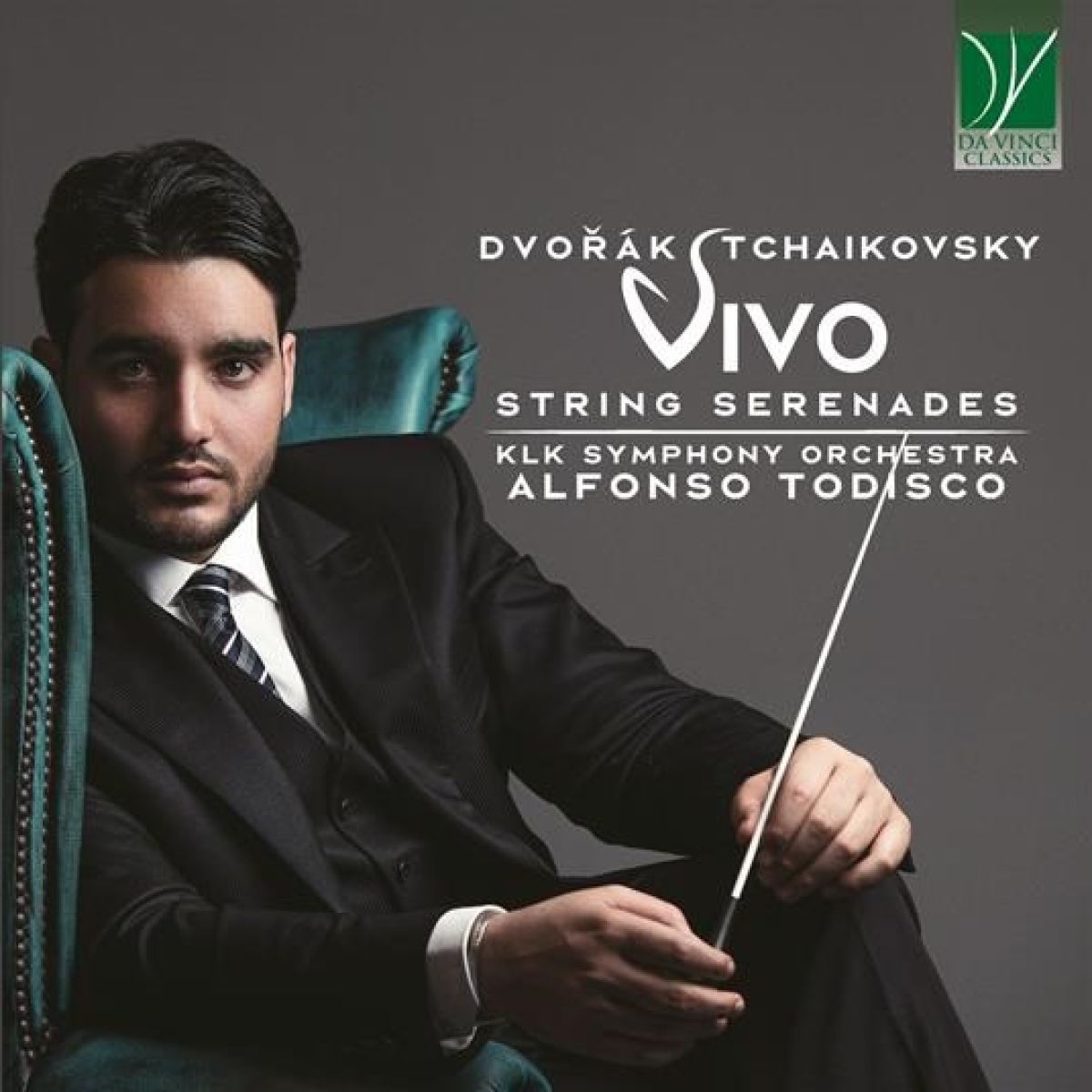 Afbeelding van KLK Symphony Orchestra & Alfonso Todisco - Dvořák, Tchaikovsky: Vivo, String Serenades