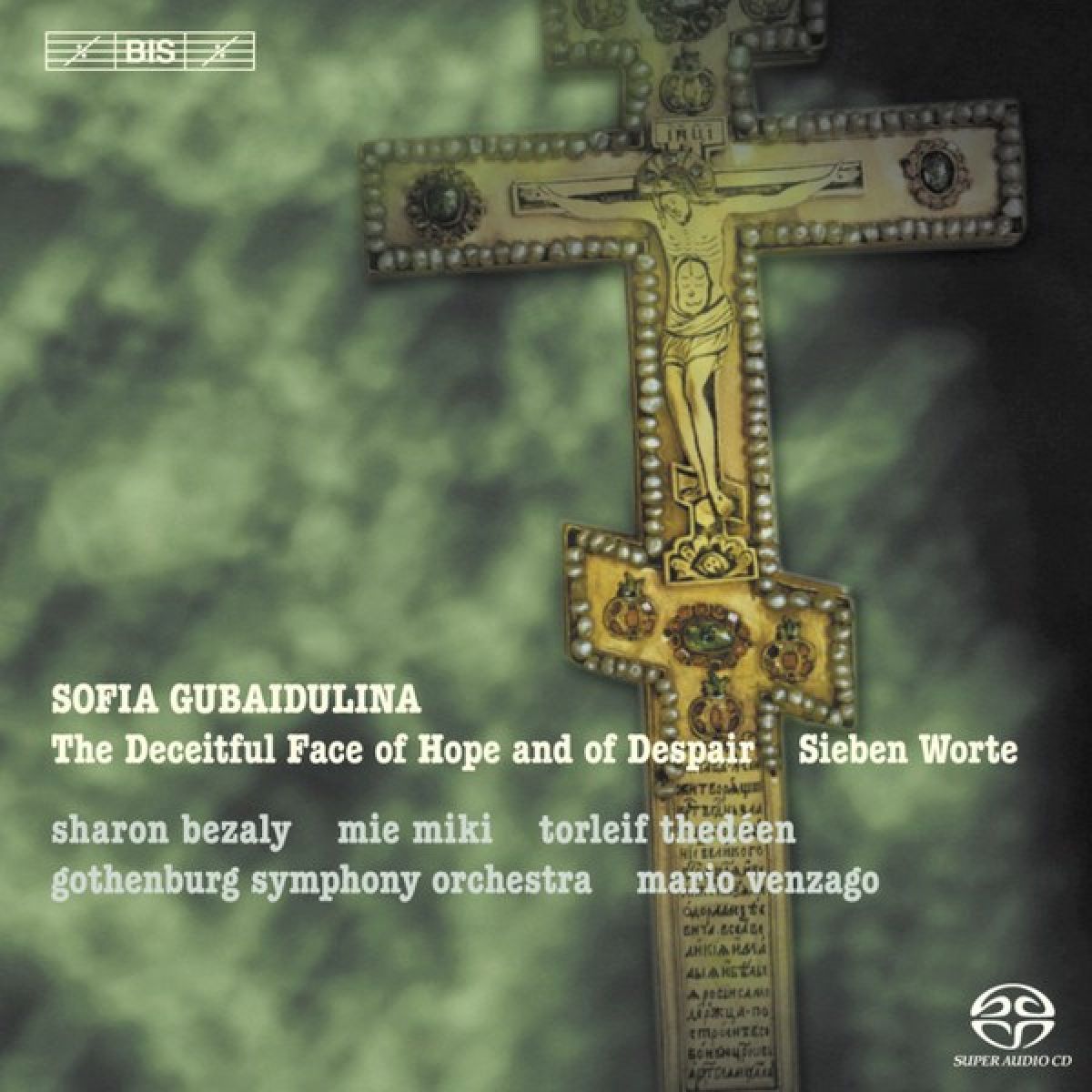 Afbeelding van Sharon Bezaly, Torleif Thedéen, Mie Miki, Gothenburg Symphony Orchestra, Mario Venzago - Gubaidulina: The Decaitful Face Of Hope And Of Despair/Sieben Worte