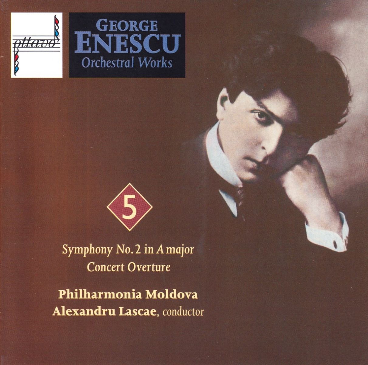 Afbeelding van Philharmonia Moldova, Alexandru Lascae - Enescu: Orchestral Works 5: Symphony No. 2 In A Major / Concert Overture
