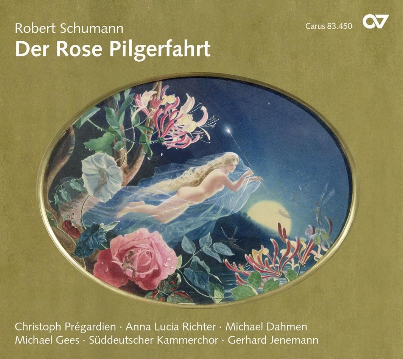 Afbeelding van Christoph Prégardien, Anna Lucia Richter, Michael Dahmen, Der Süddeutsche Kammerchor - Schumann: Der Rose Pilgerfahrt